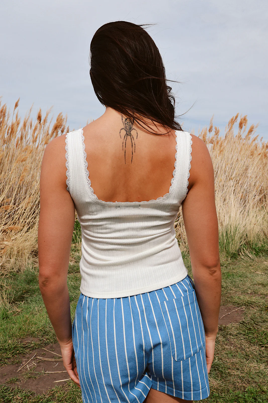 Anchor Embroidered Tank - Image 4
