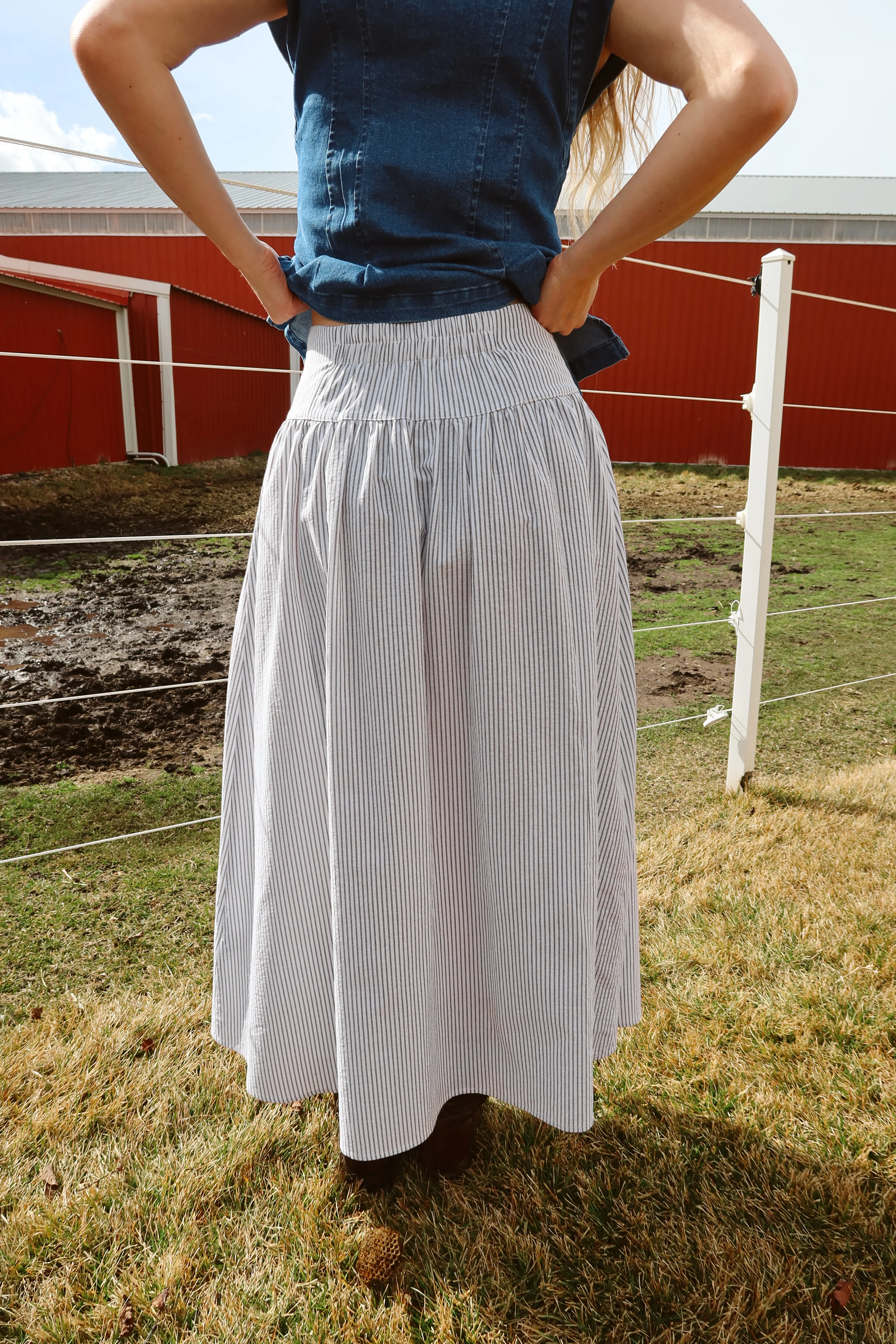 Annie Oakley Button Down Skirt - Image 2