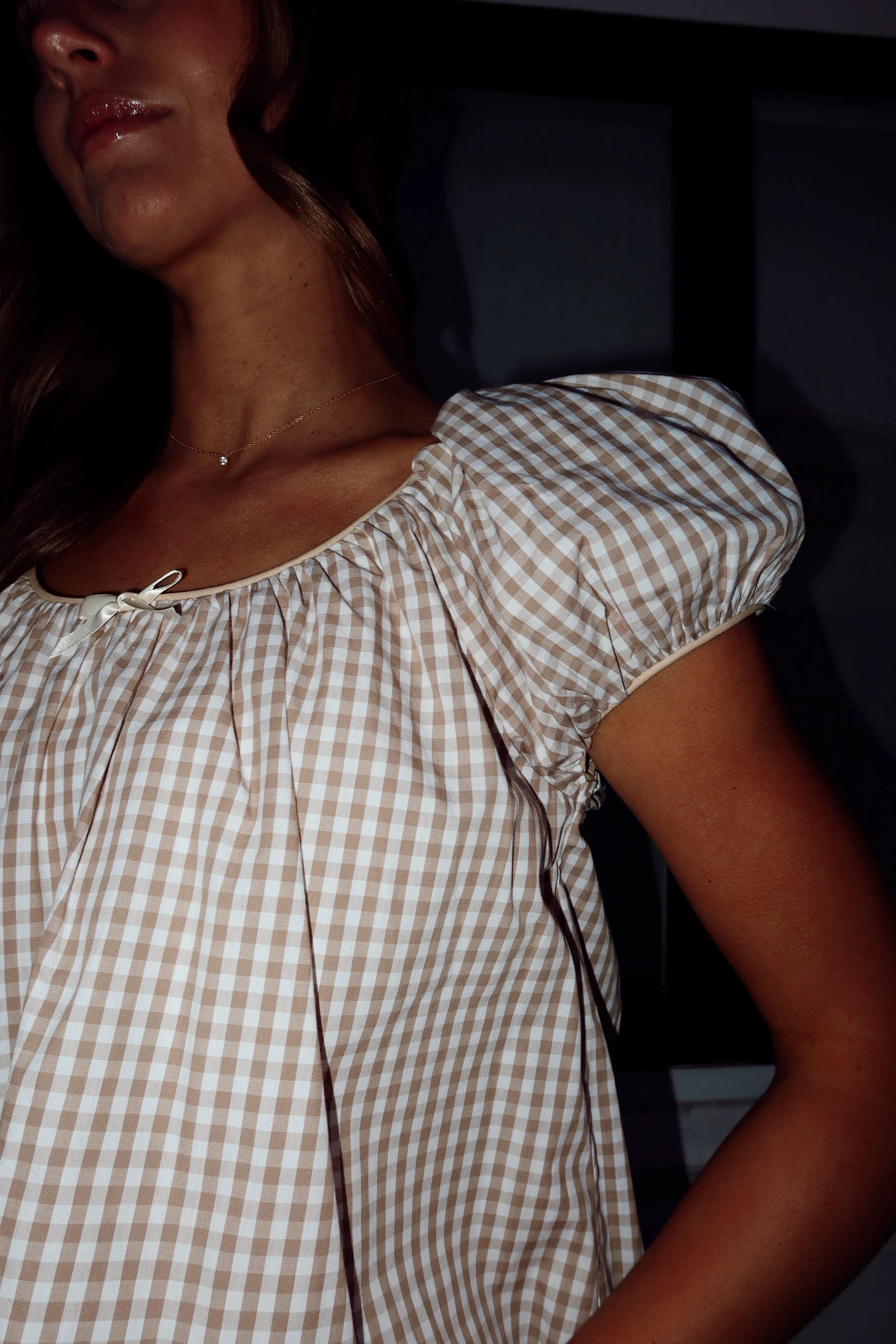 Aspyn Gingham Blouse - Image 9