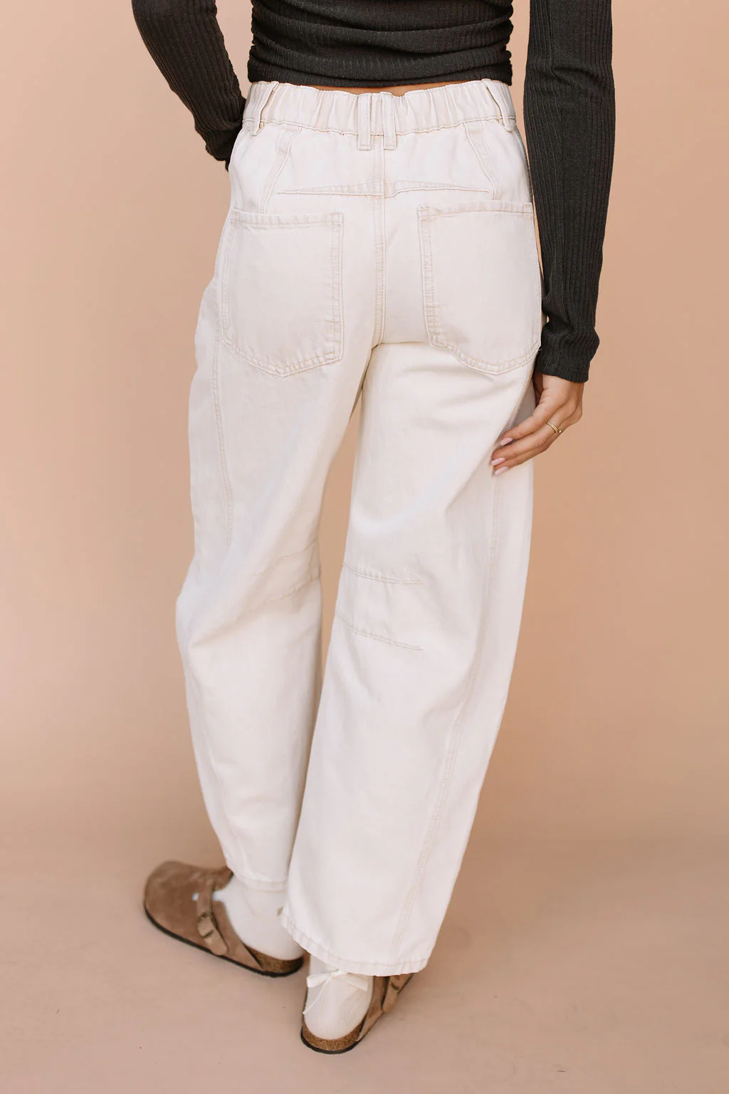 Blake Embroidered Barrel Jeans - Image 3