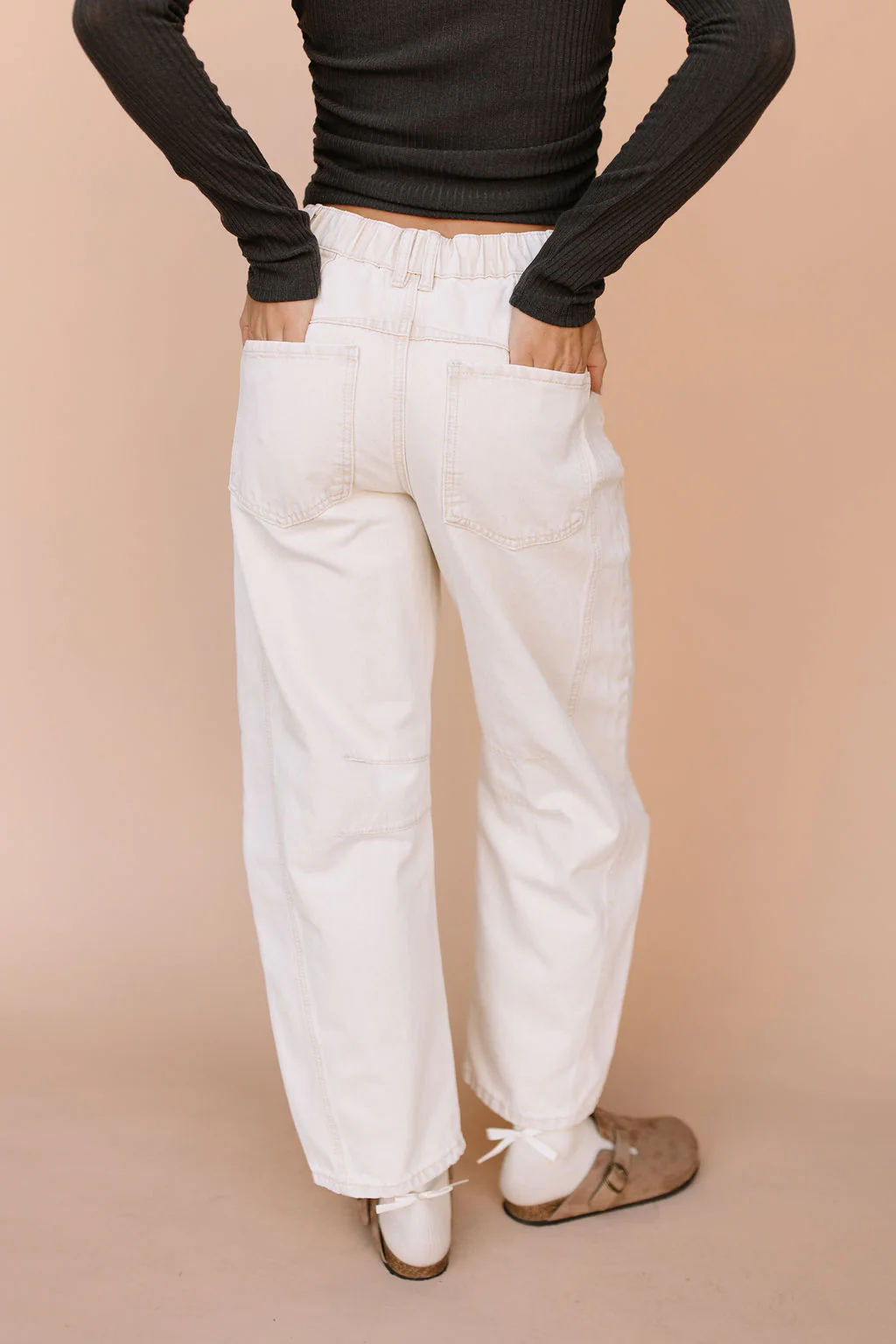 Blake Embroidered Barrel Jeans - Image 4