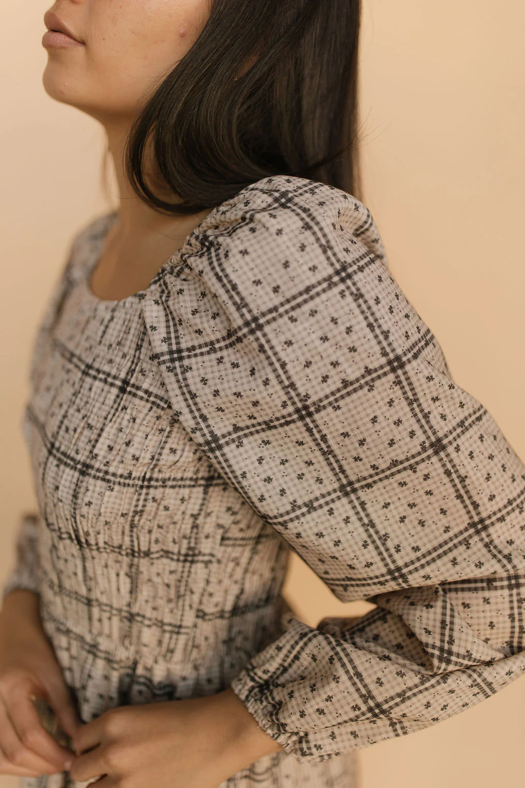 Blakely Plaid Smocked Dress - Image 6