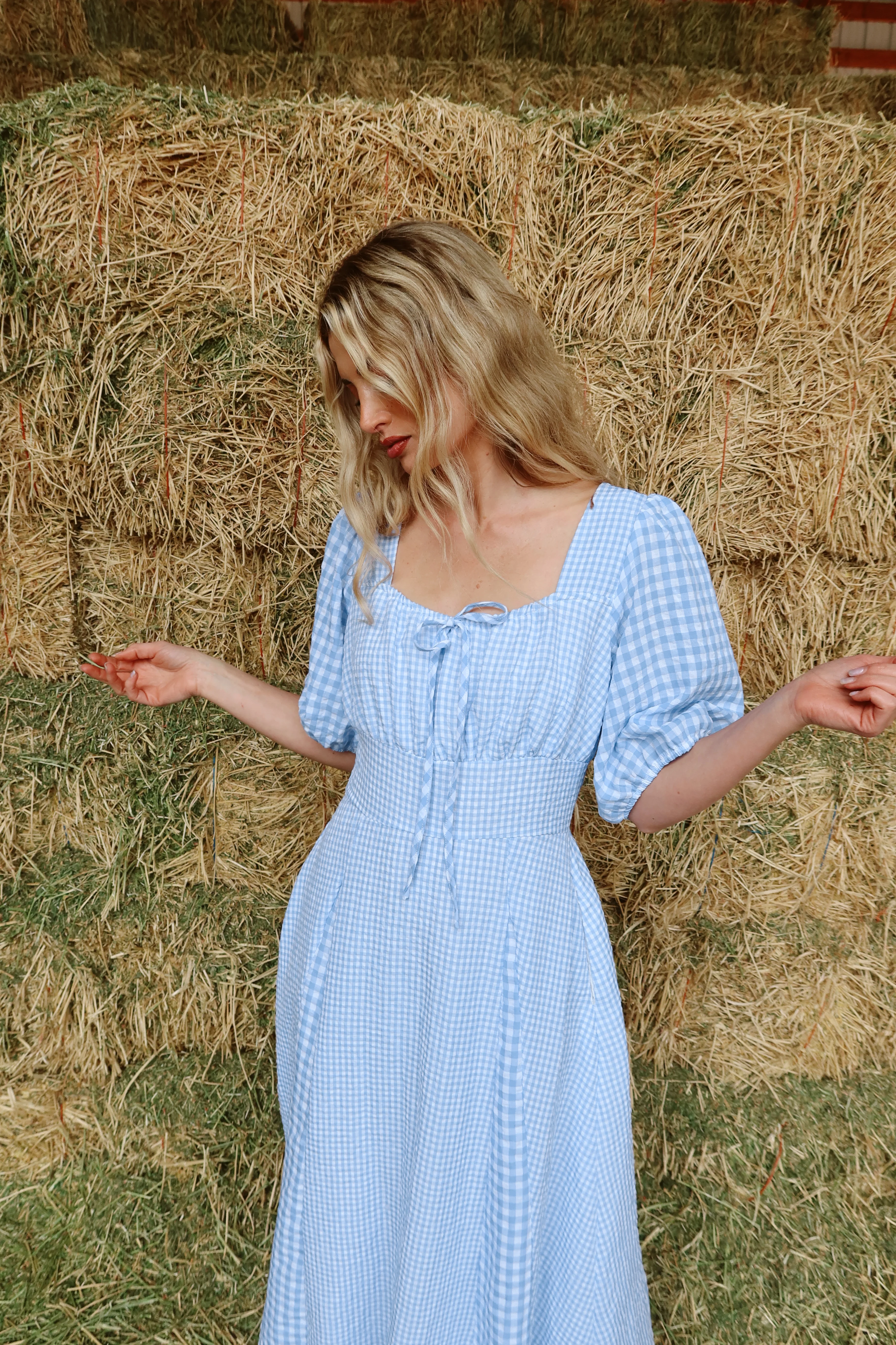 Bluebell Gingham Maxi - Image 2