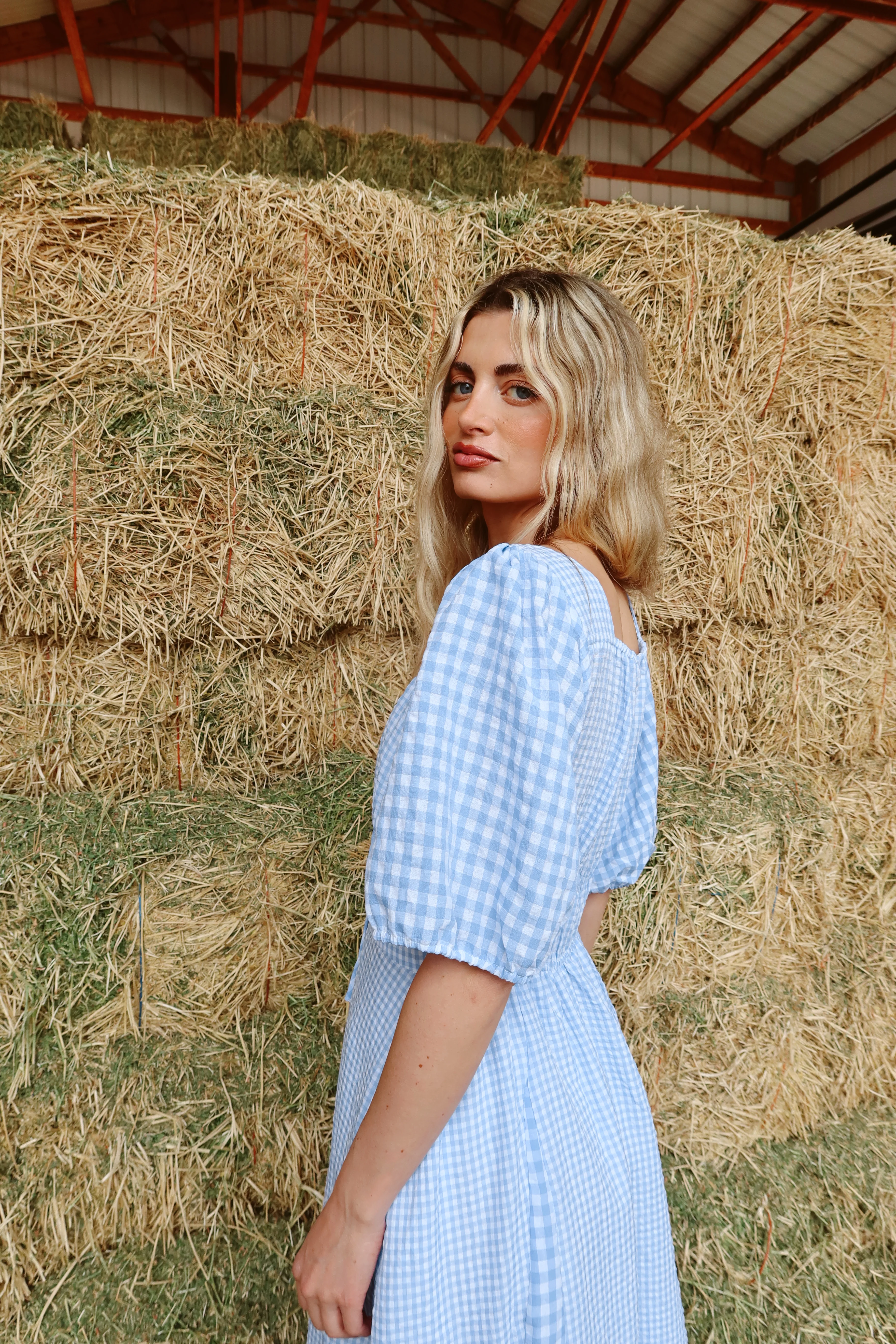Bluebell Gingham Maxi - Image 4