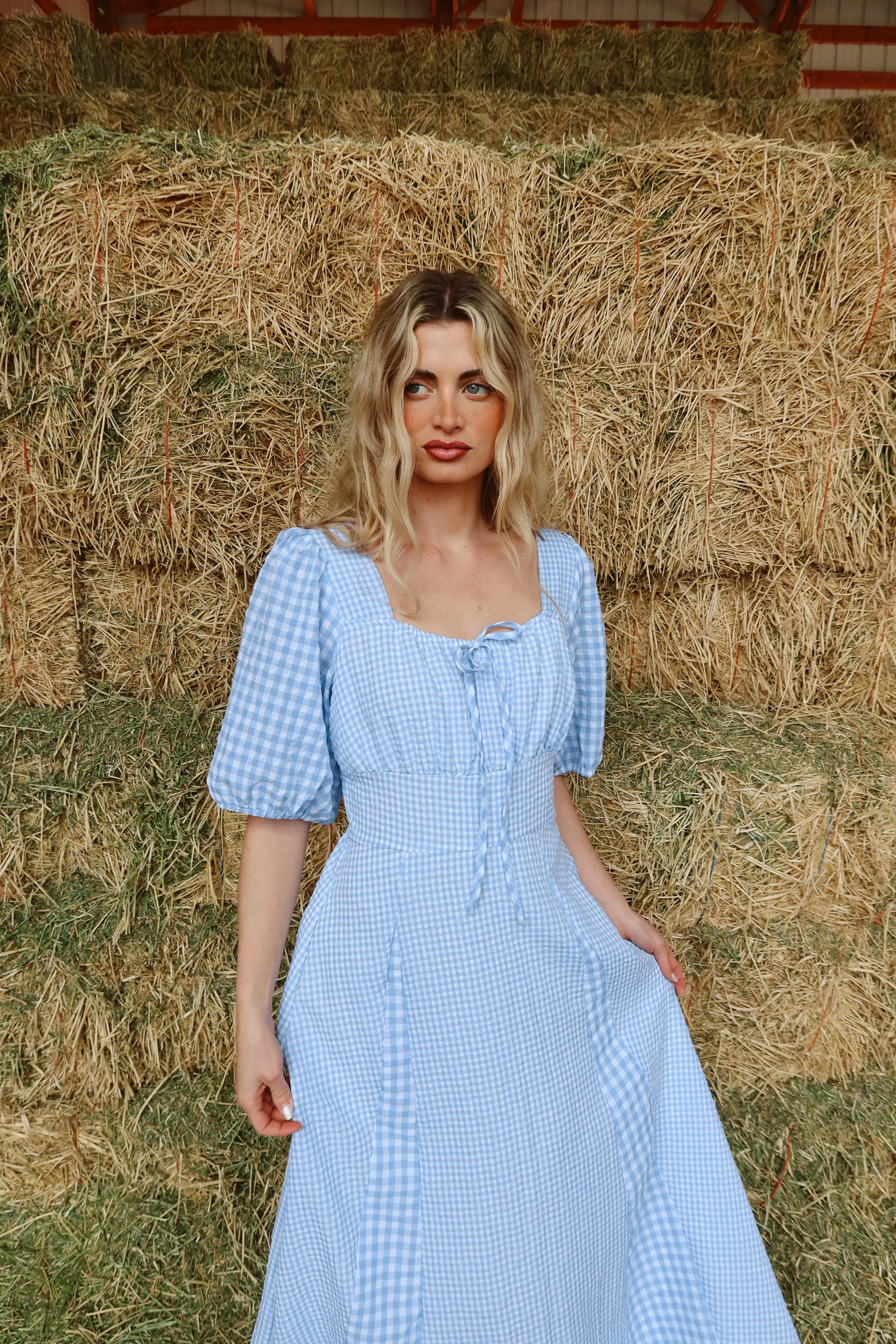 Bluebell Gingham Maxi - Image 7