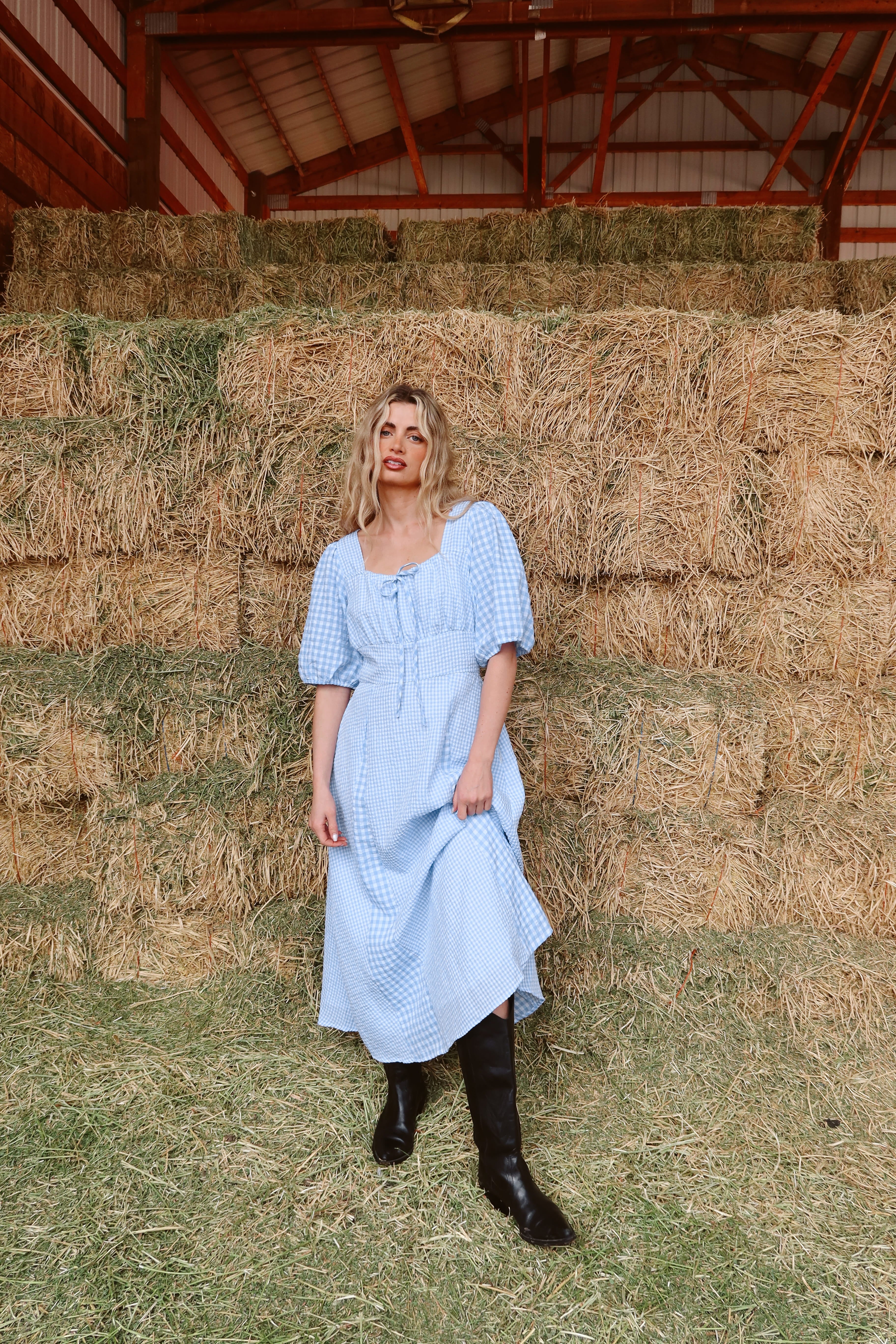 Bluebell Gingham Maxi - Image 8