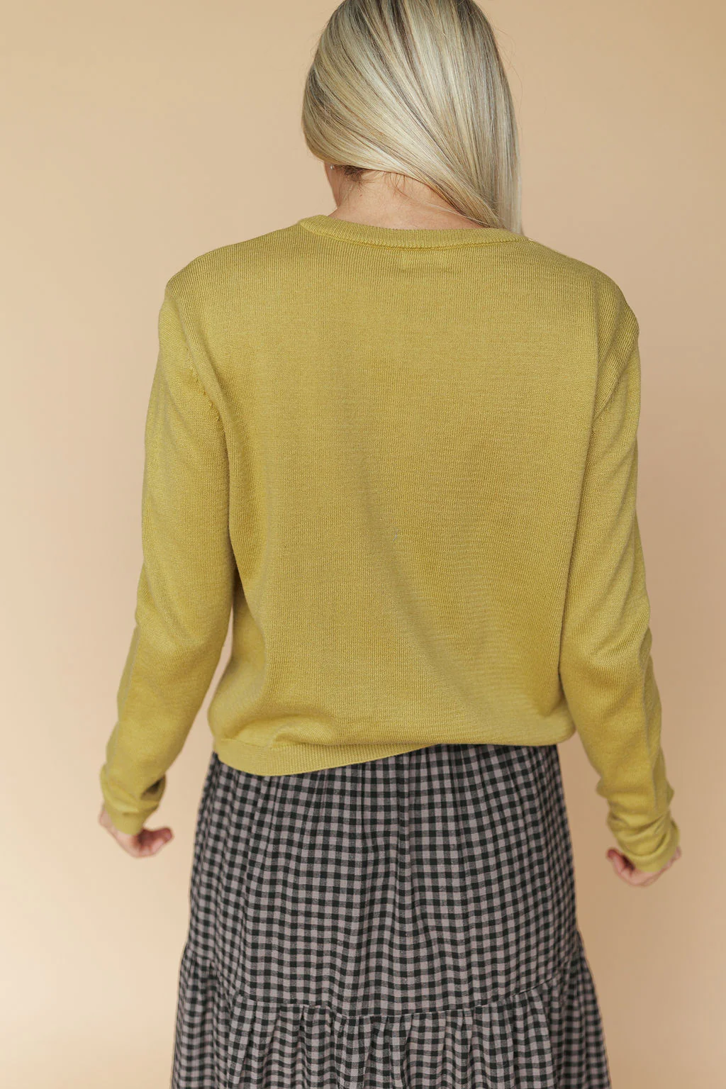 Blythe Cardigan in Chartreuse - Image 5