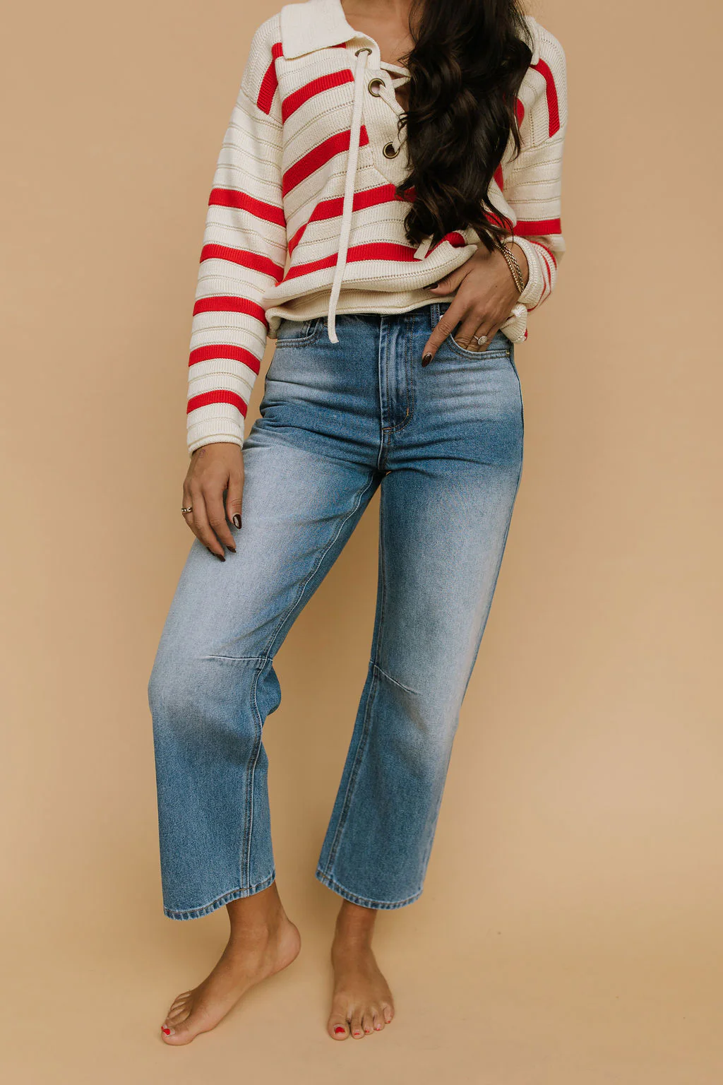 Carlie Denim Barrel Jeans - Image 4