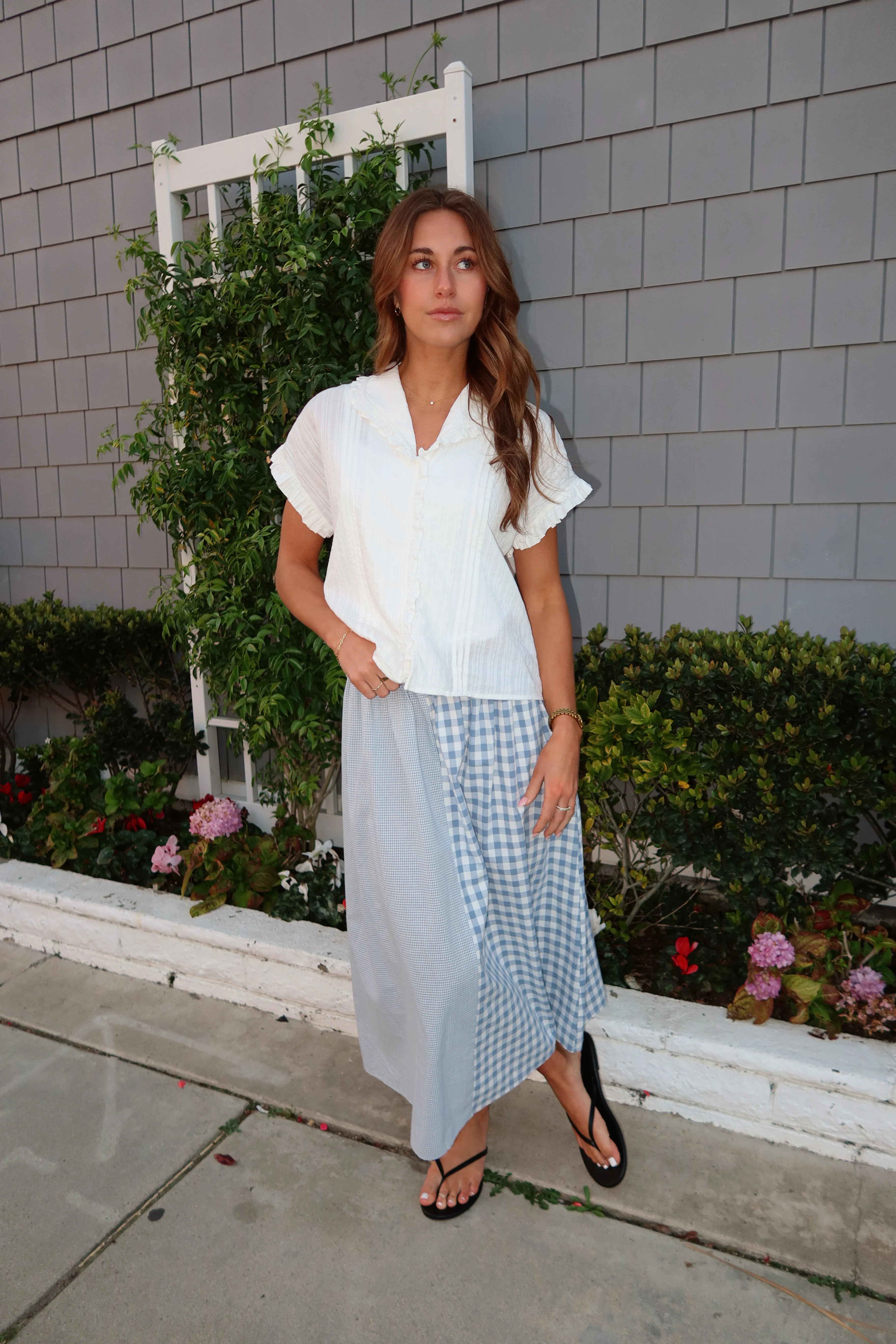 Caroline Gingham Skirt - Image 3