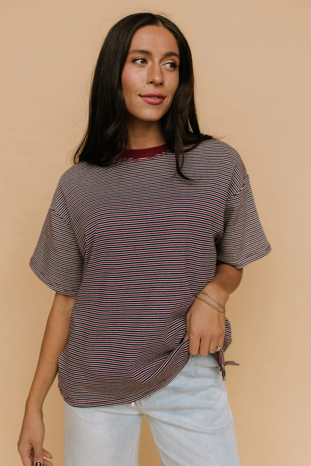 Carson Stripe Tee - Image 4