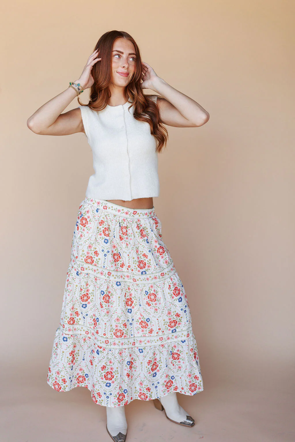 Cecilia Floral Skirt - Image 4