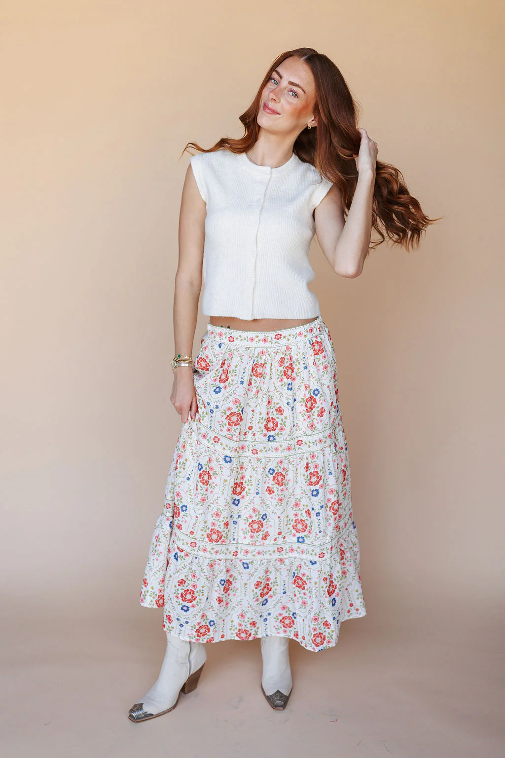 Cecilia Floral Skirt - Image 5
