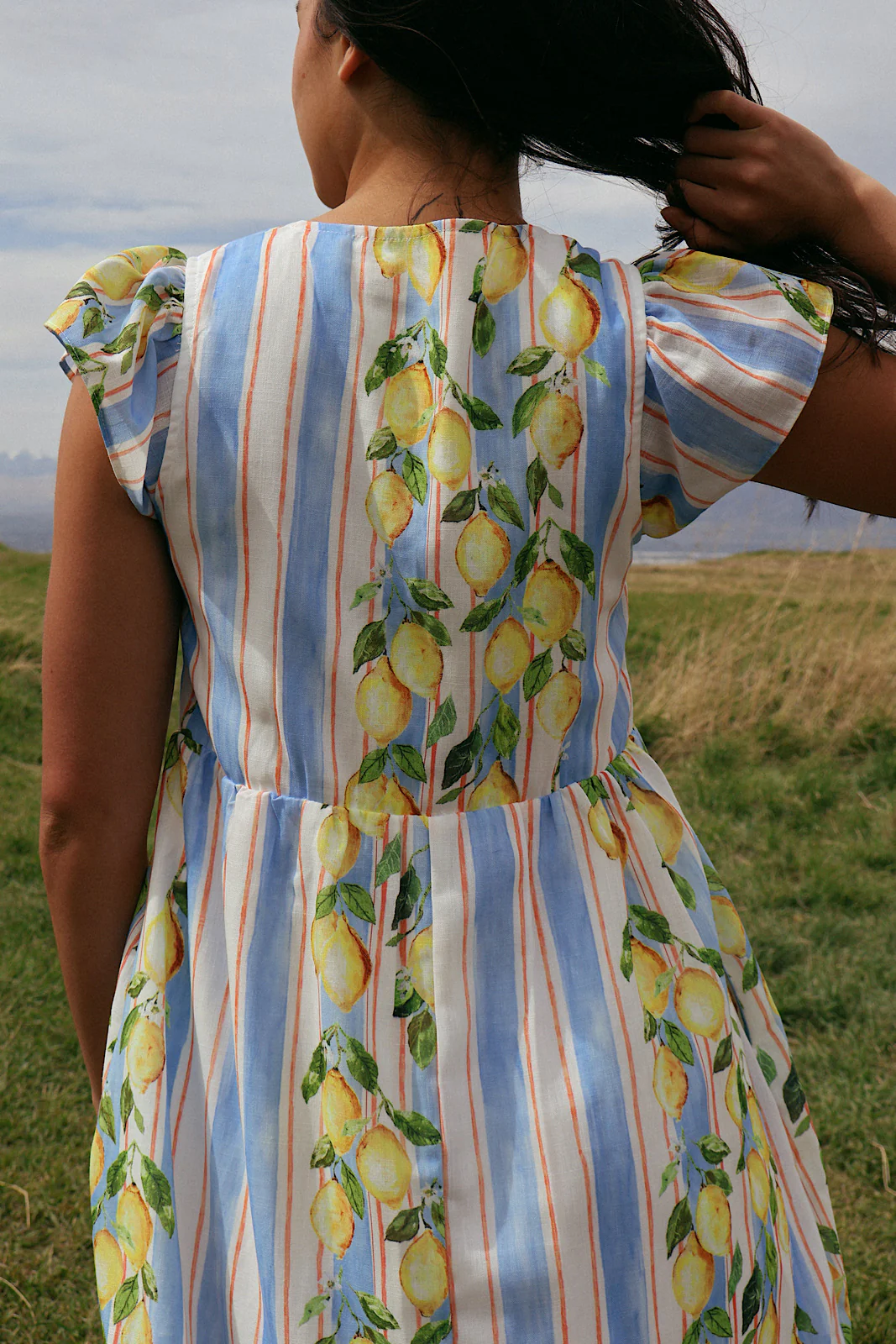 Citrus Stripe Dress - Image 3