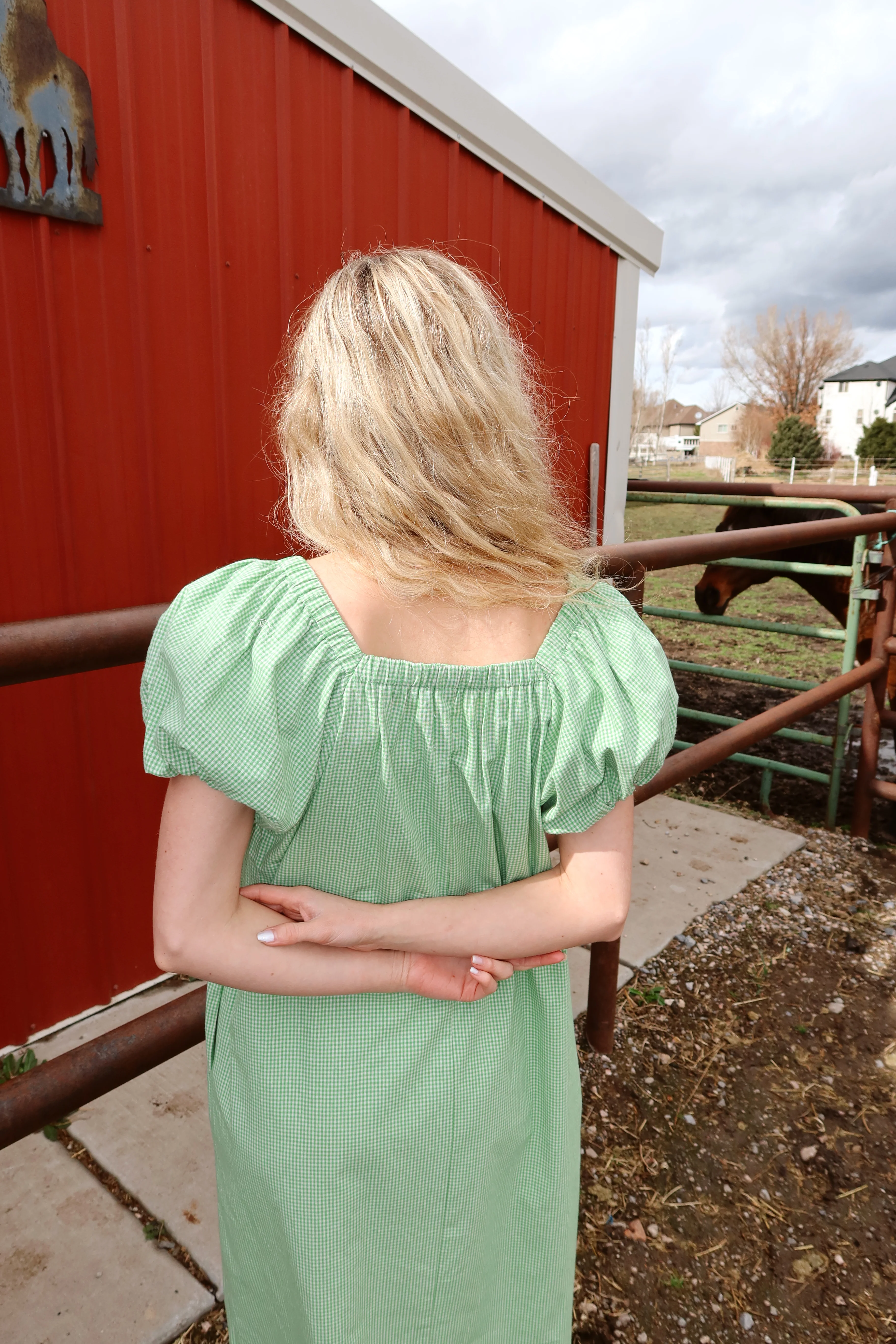 Clover Gingham Maxi - Image 3
