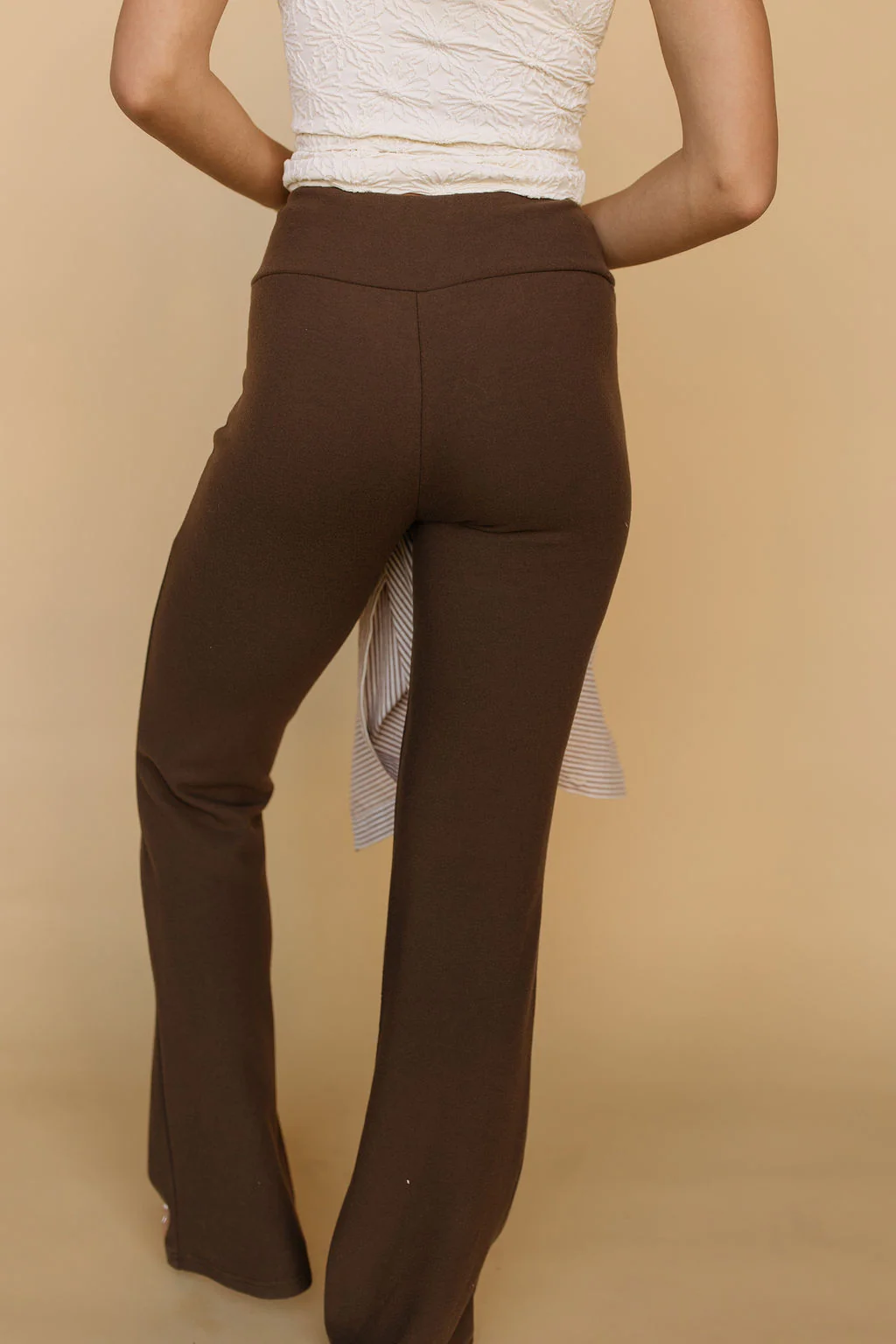 Cozy Core Fleece Pants in Chocolate - Image 5