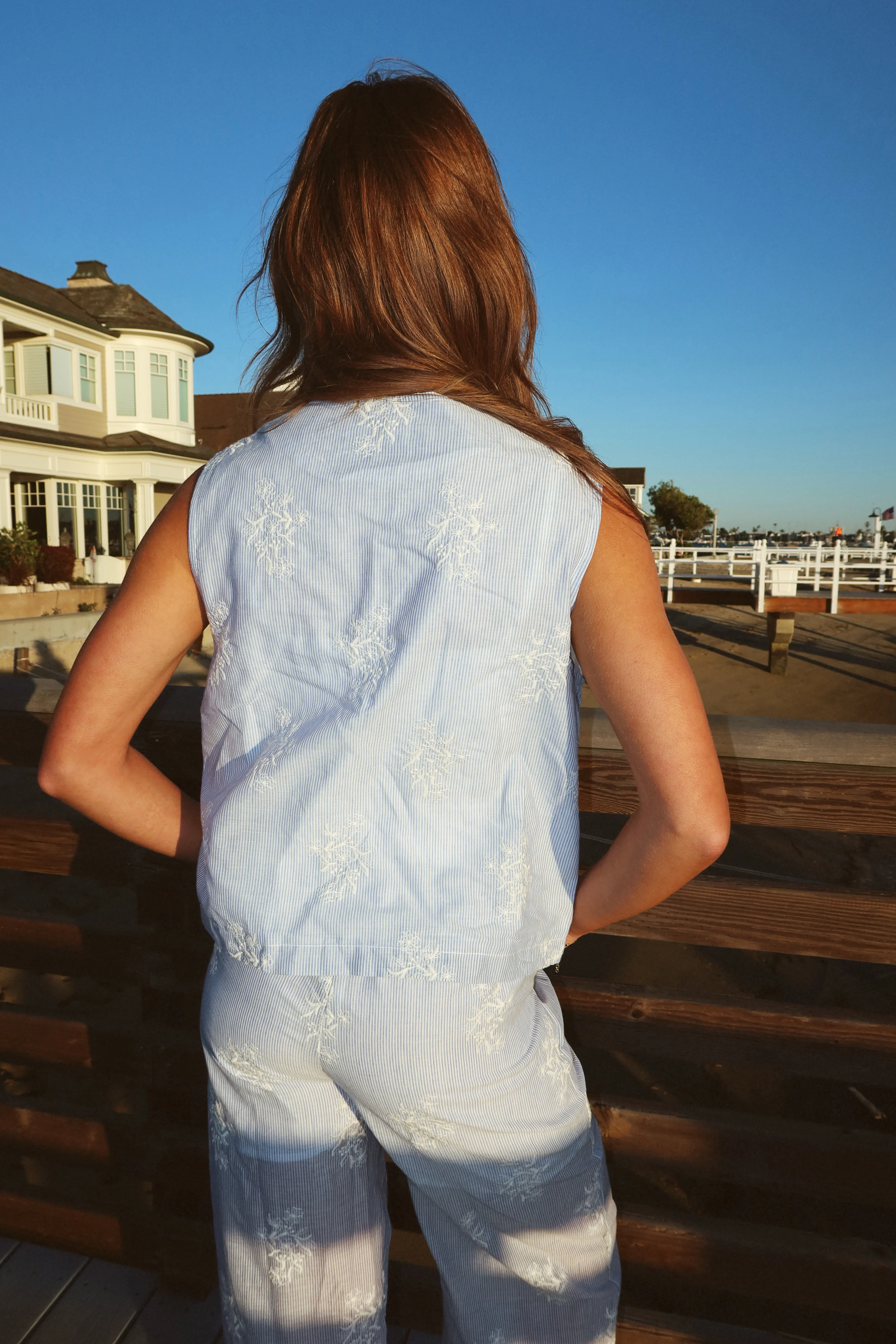 Del Mar Embroidered Vest - Image 3