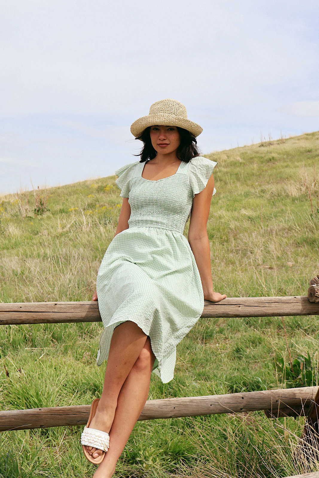 Dorothy Gingham Midi - Image 16