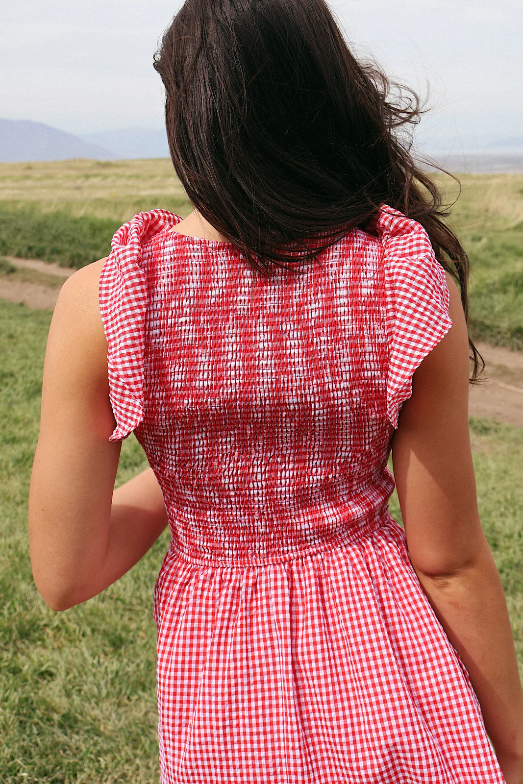Dorothy Gingham Midi - Image 8