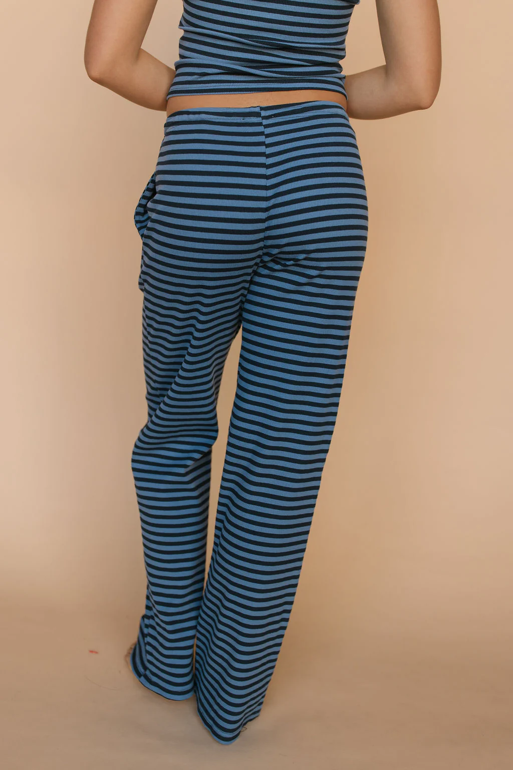 Emerson Stripe Pants in Blue - Image 4