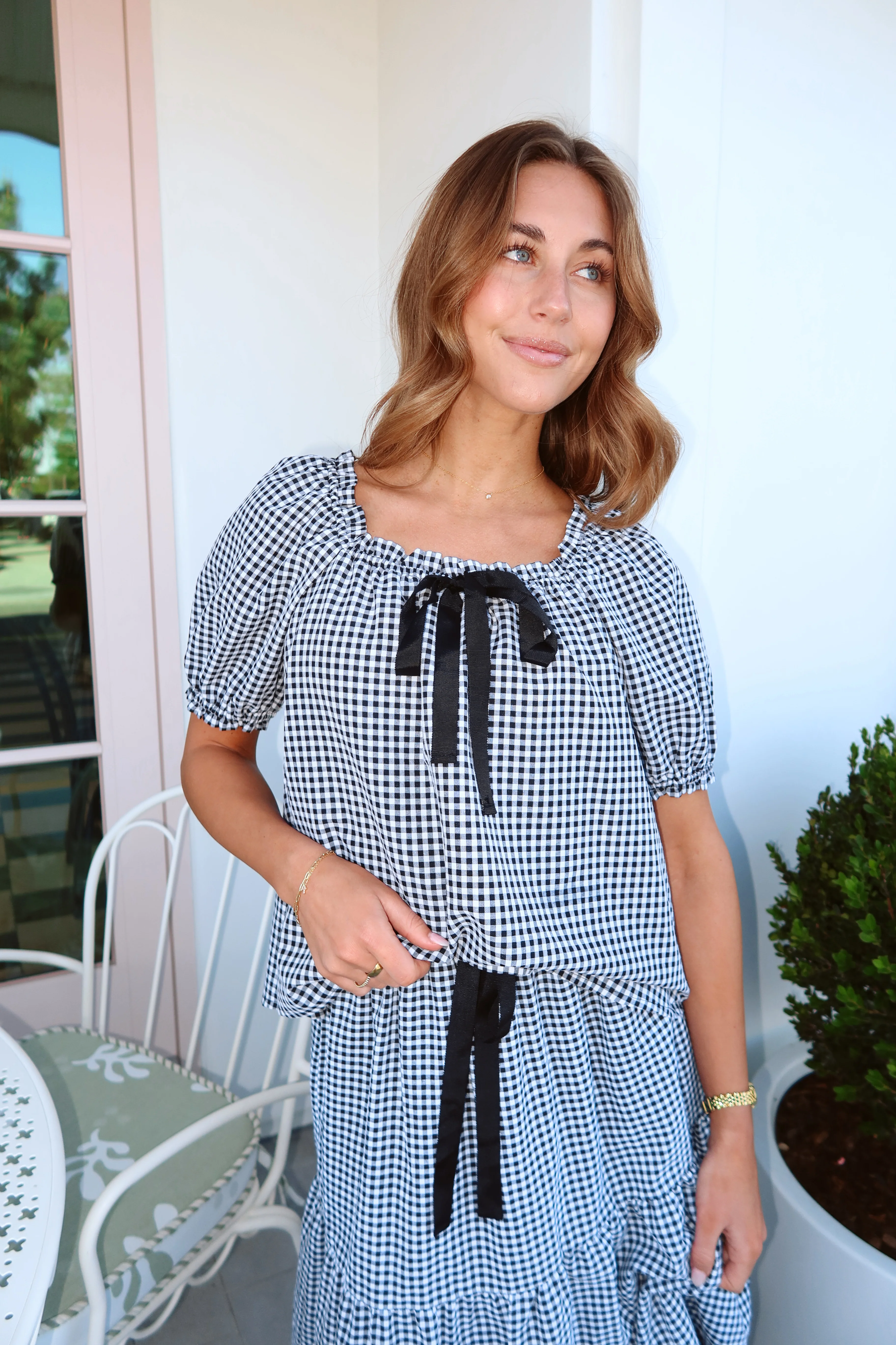 Emmaline Gingham Top - Image 5