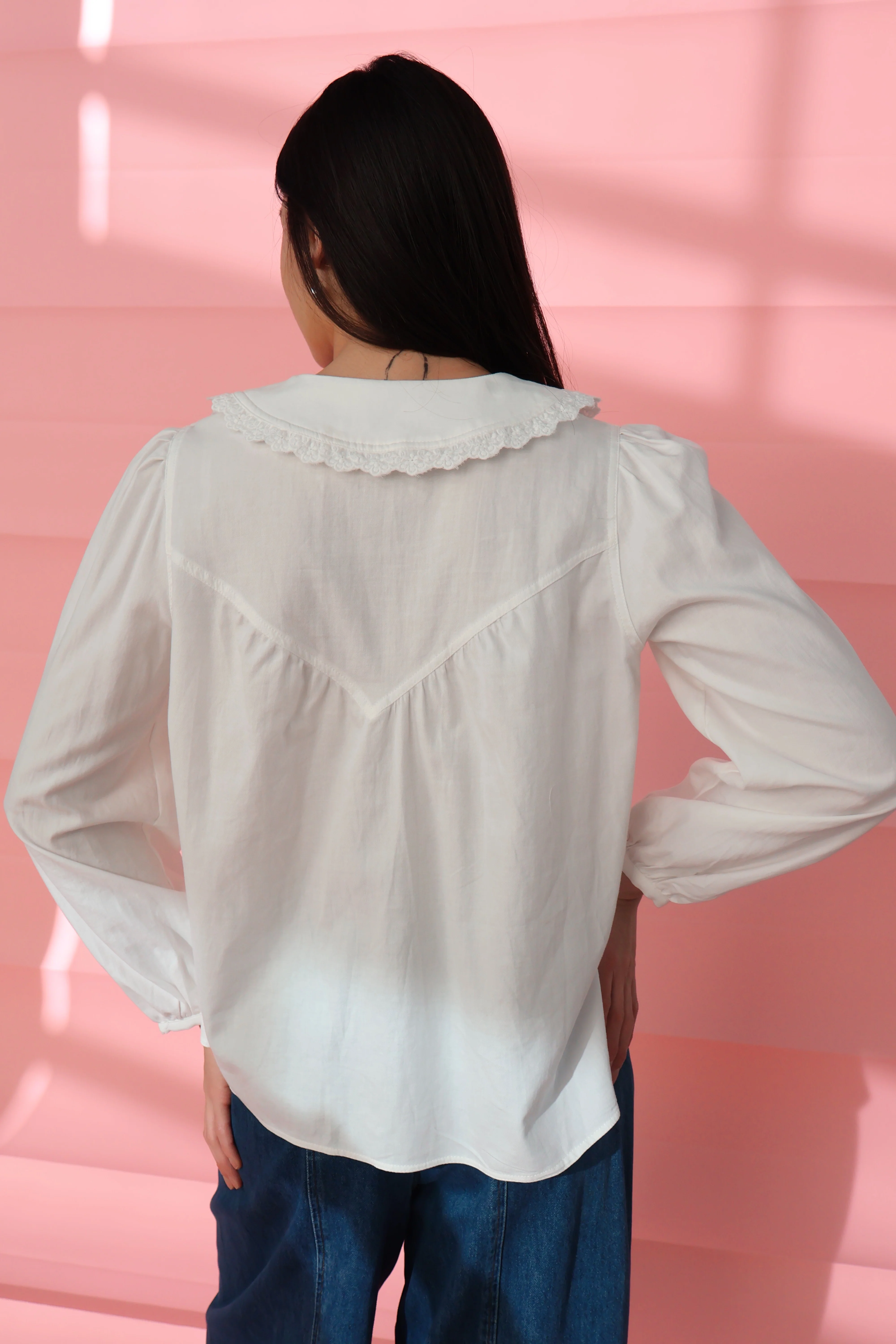 Everly White Blouse - Image 2