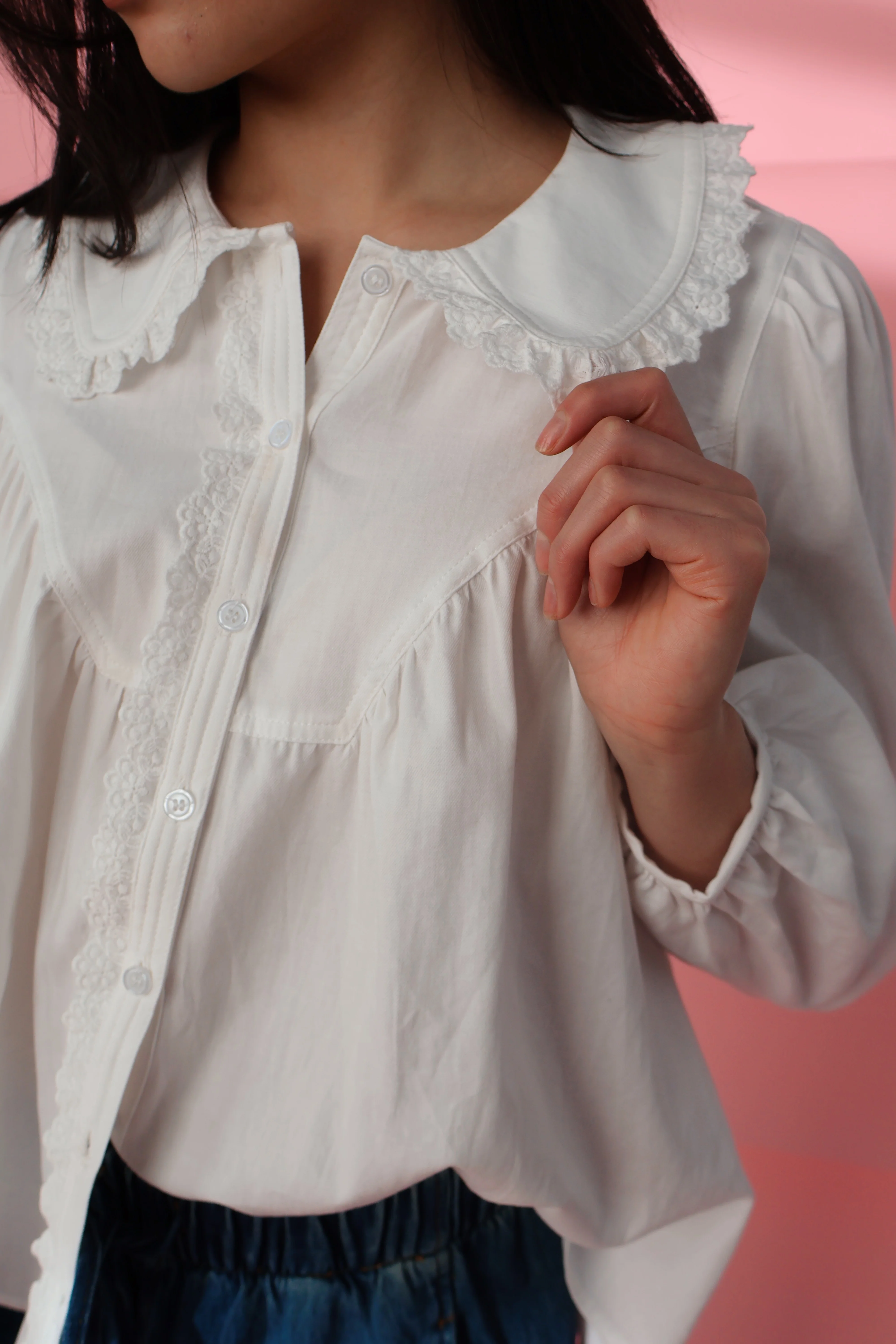 Everly White Blouse - Image 3