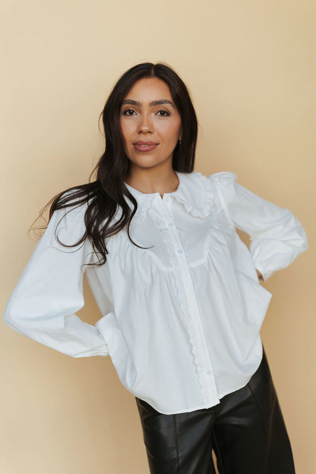 Everly White Blouse - Image 5
