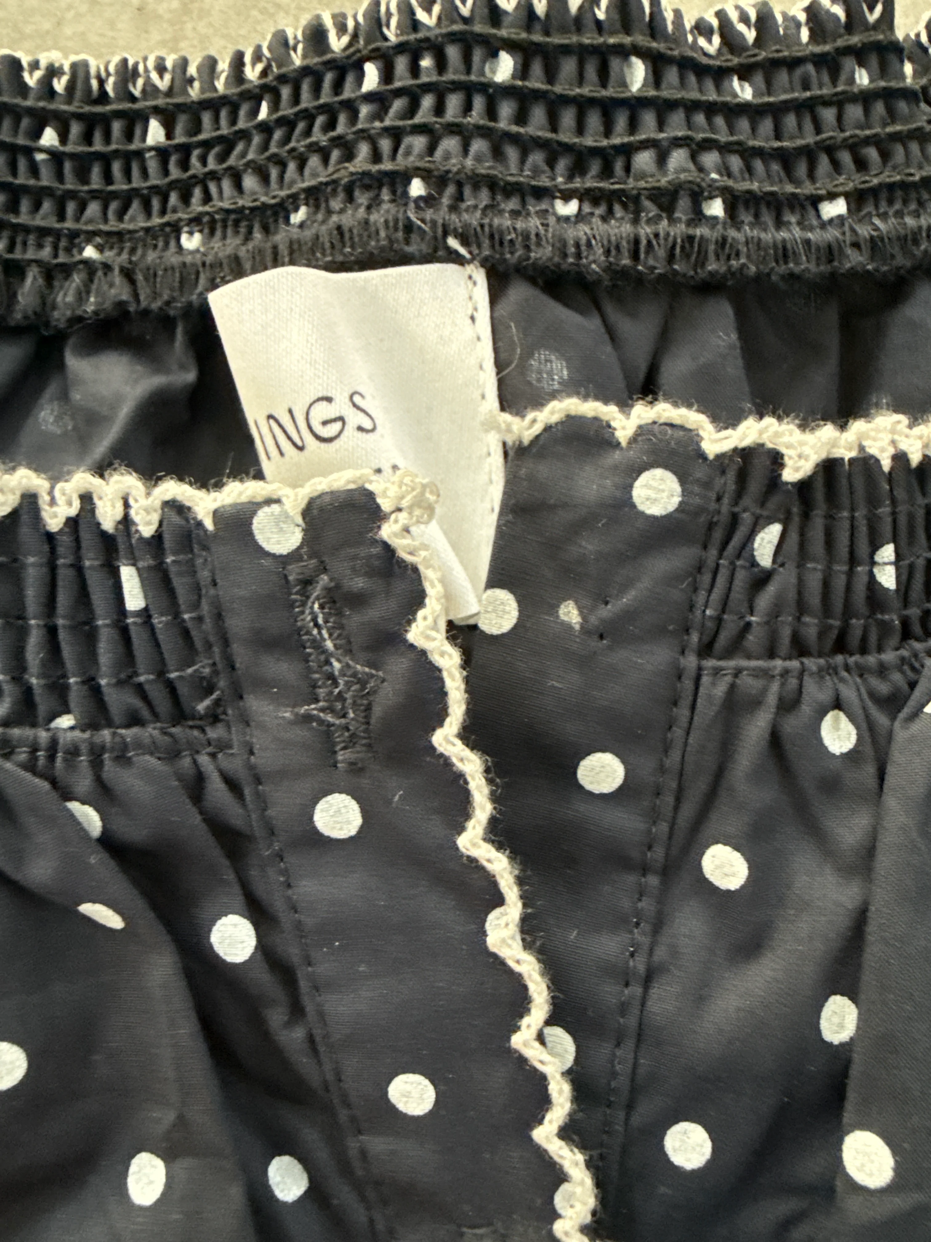 FINAL SALE - FLAWED Polly Dot Blouse - Medium - Image 3