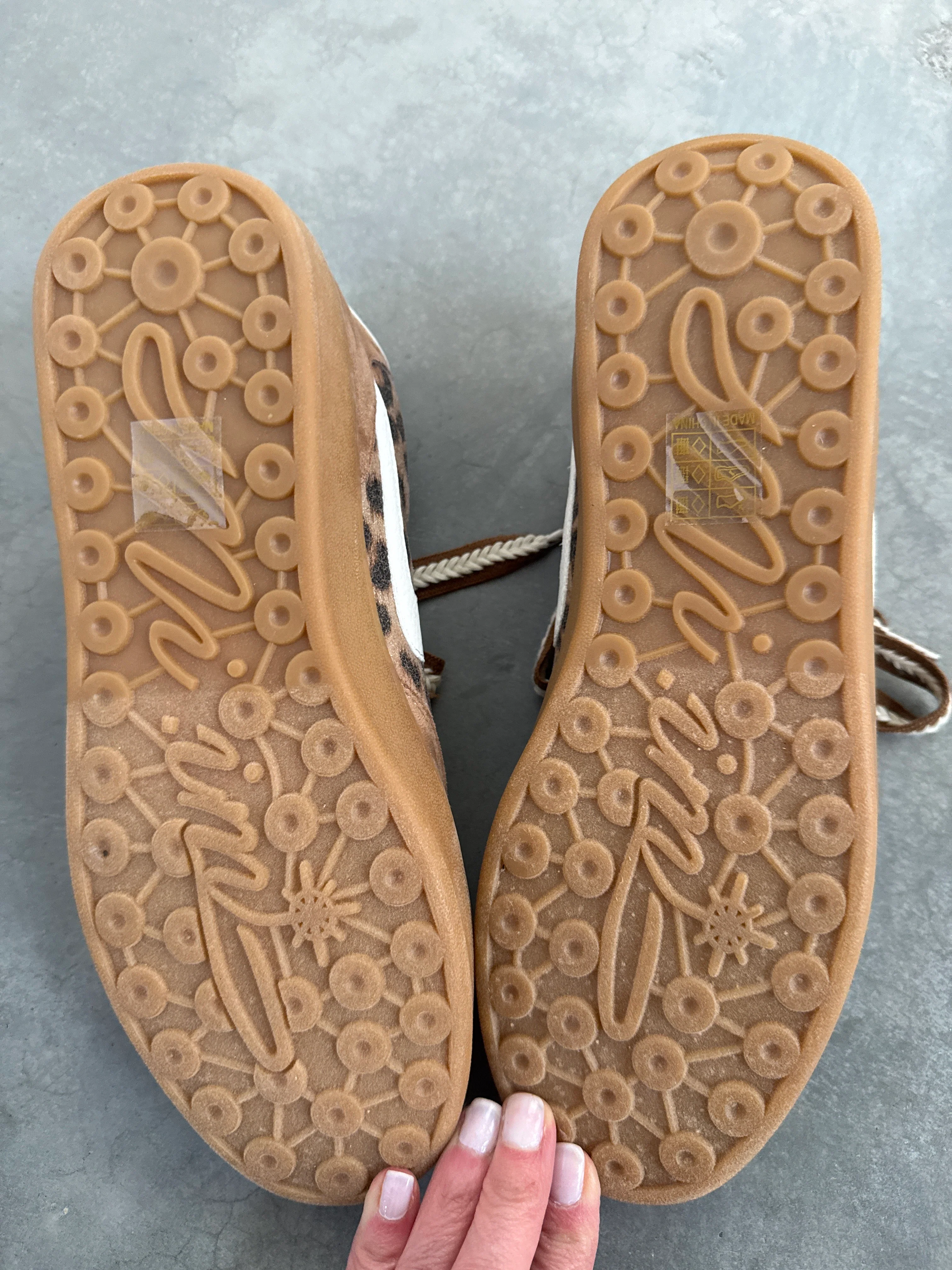 FINAL SALE - FLAWED Destiny Sneakers in Leopard - 8.5 - Image 3
