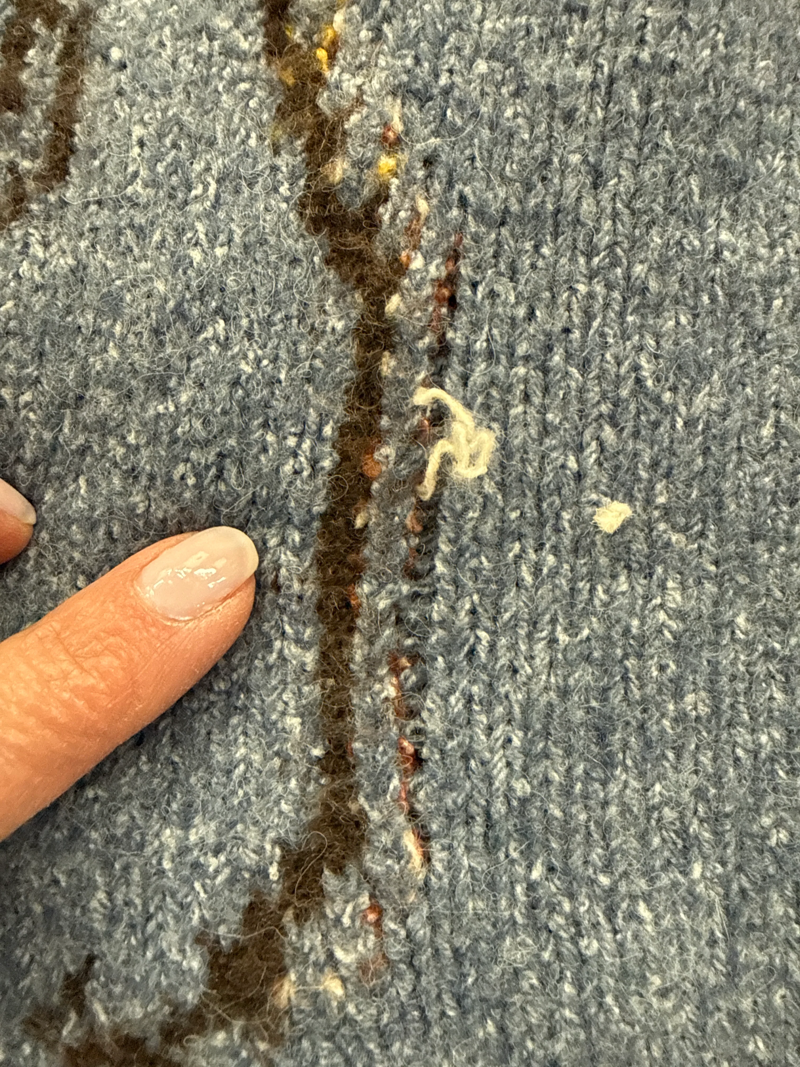 FINAL SALE - FLAWED Gone Fishing Sweater - Large - Image 3