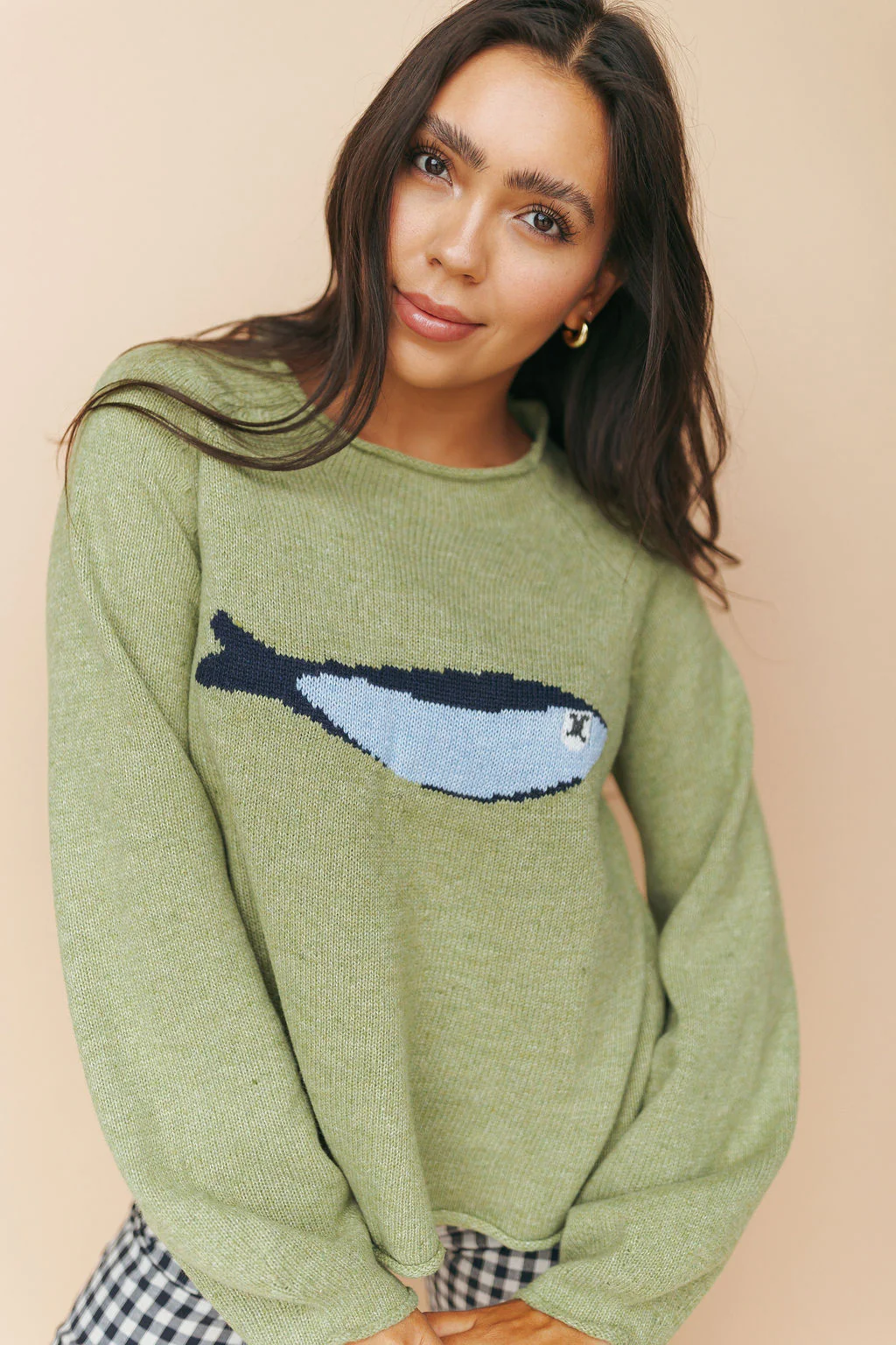 Fish N Chic Sweater in Green - Image 3