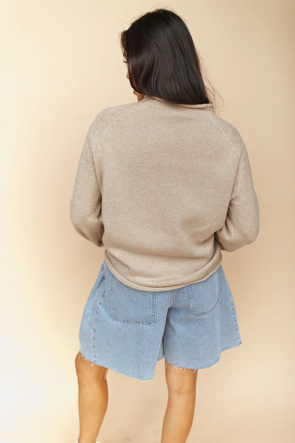 Fish N Chic Sweater in Oatmeal - Image 3