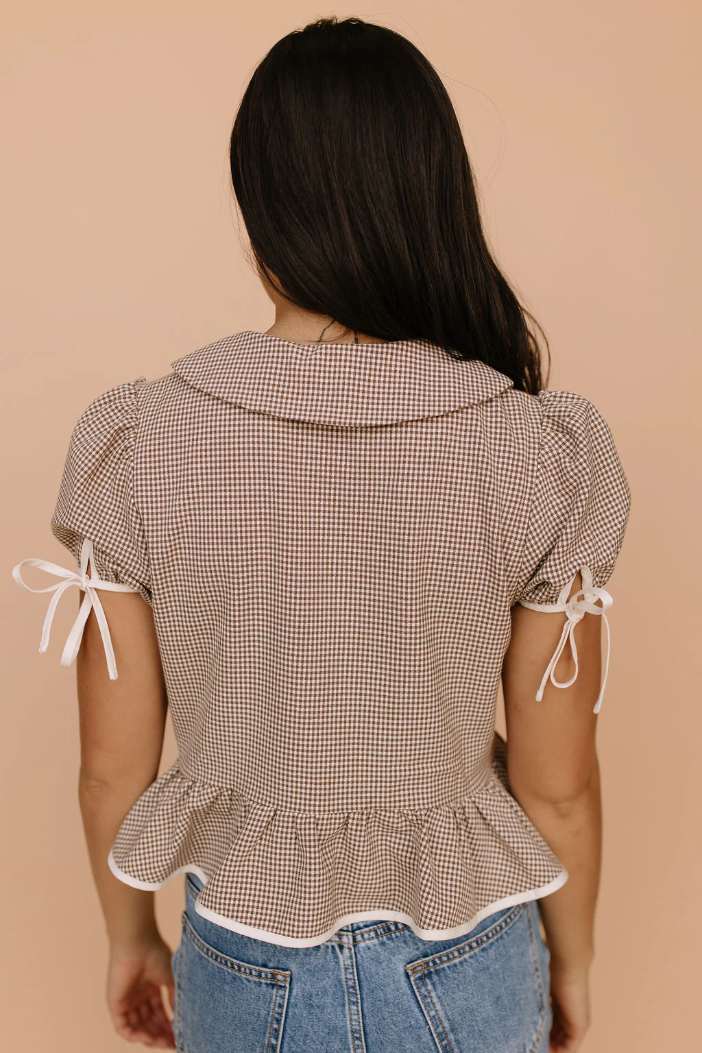 Francis Gingham Blouse - Image 5