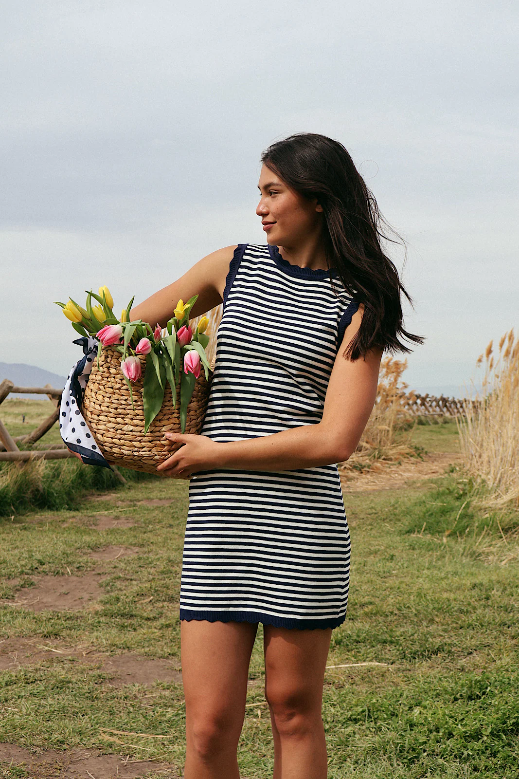 Hampton Knit Stripe Dress - Image 7