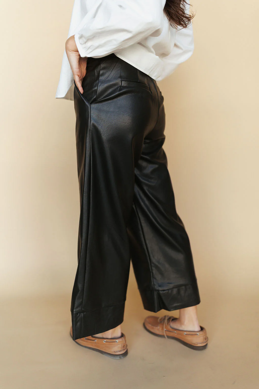 Harley Faux Leather Pants - Image 2