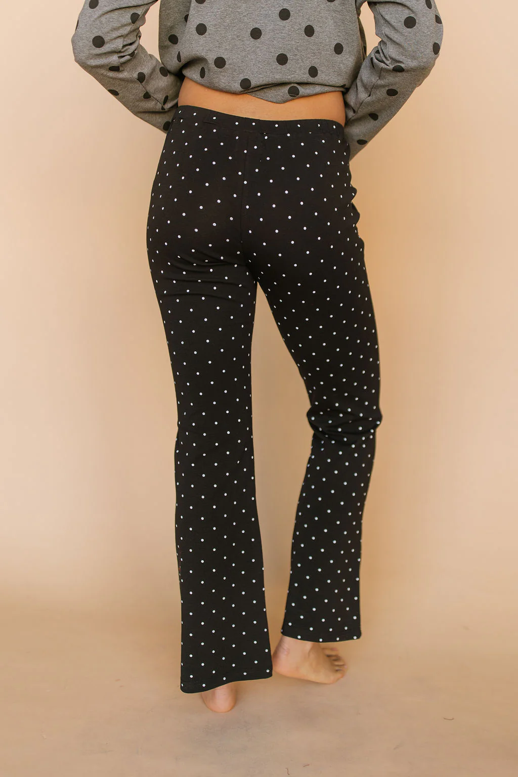 FINAL SALE - Isabel Polkadot Pants in Black - Image 3