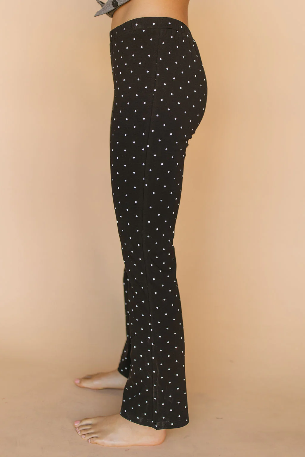 FINAL SALE - Isabel Polkadot Pants in Black - Image 4