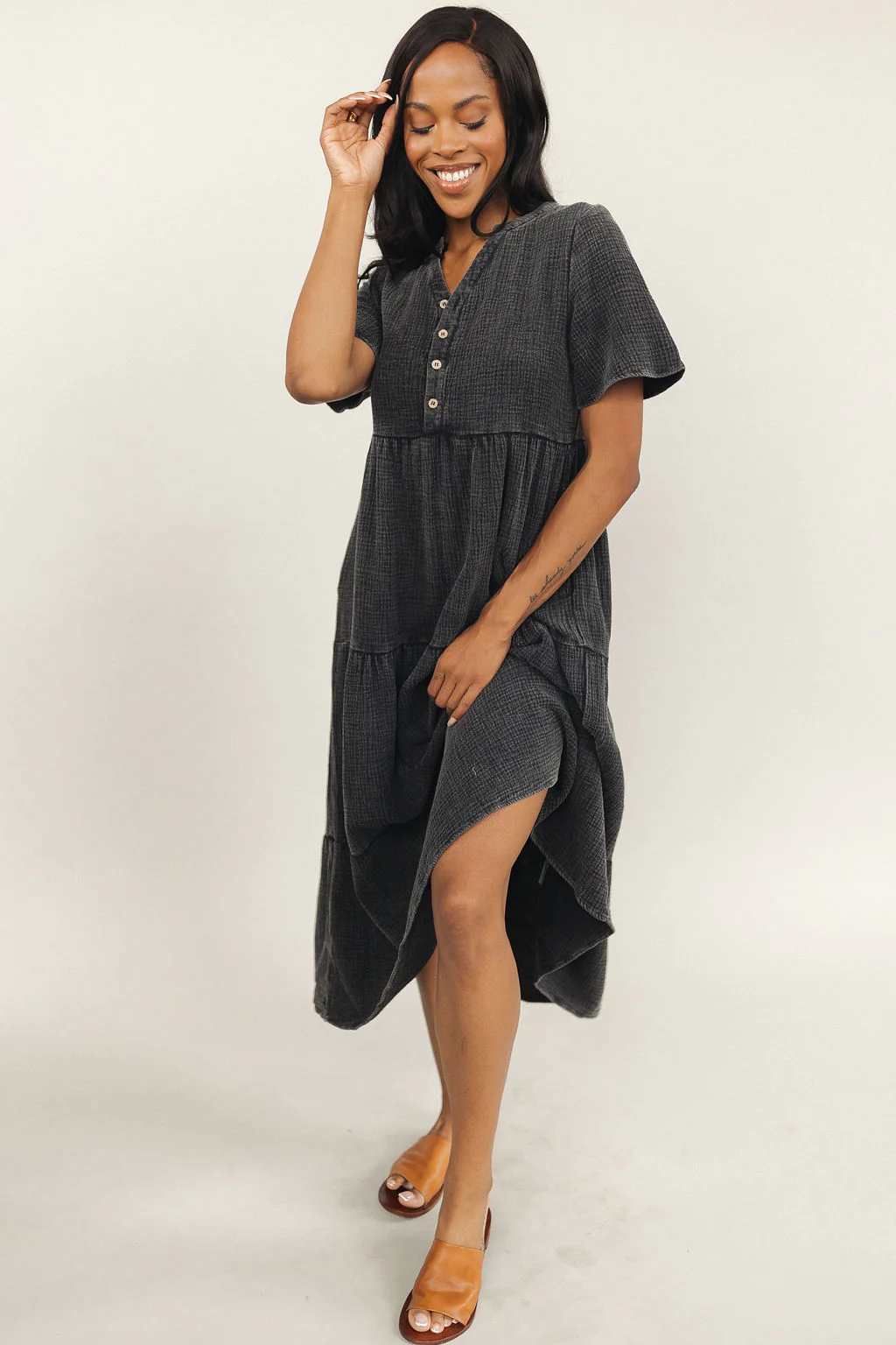 Josie Gauze Dress - Image 5