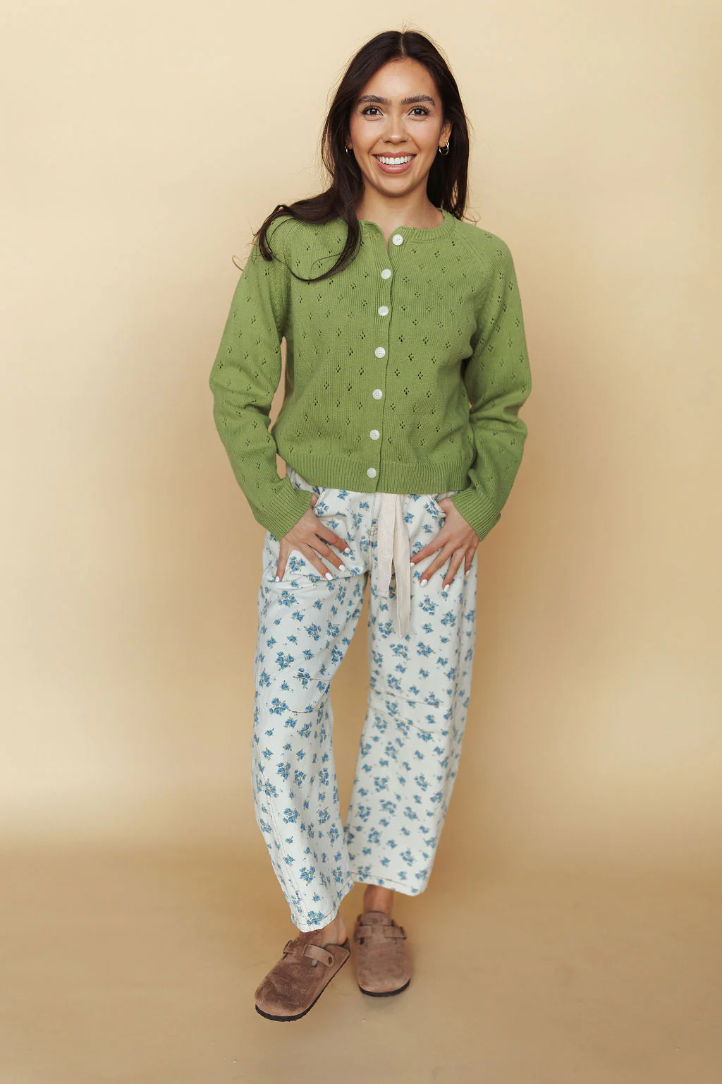 Jules Cardigan in Matcha - Image 3