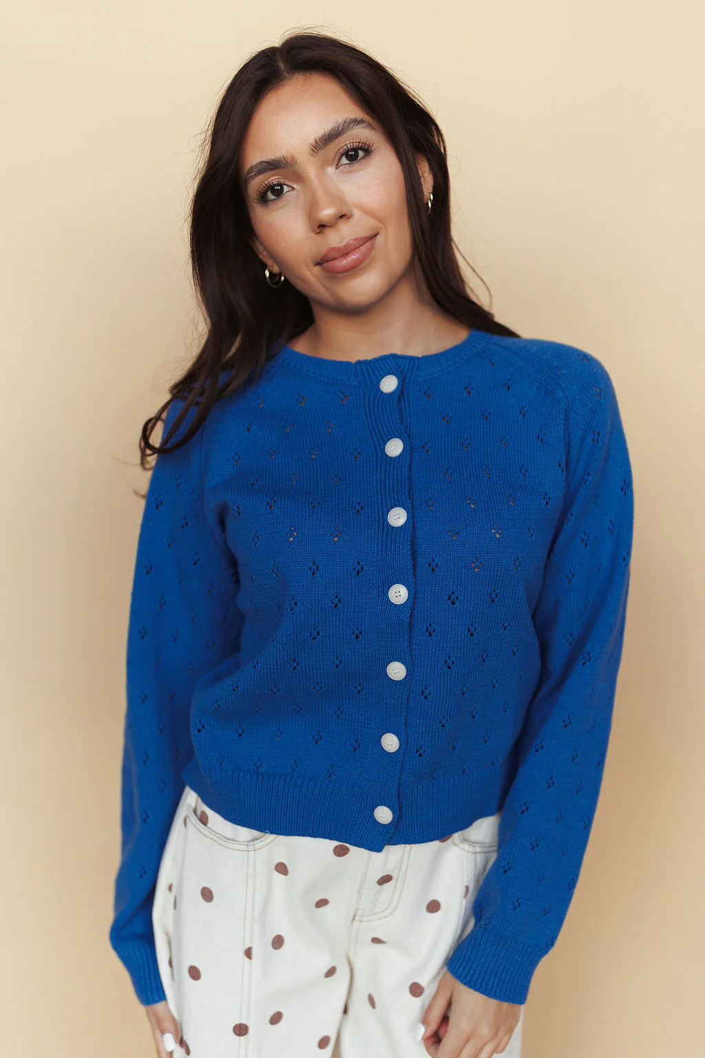 Jules Cardigan in Royal Blue