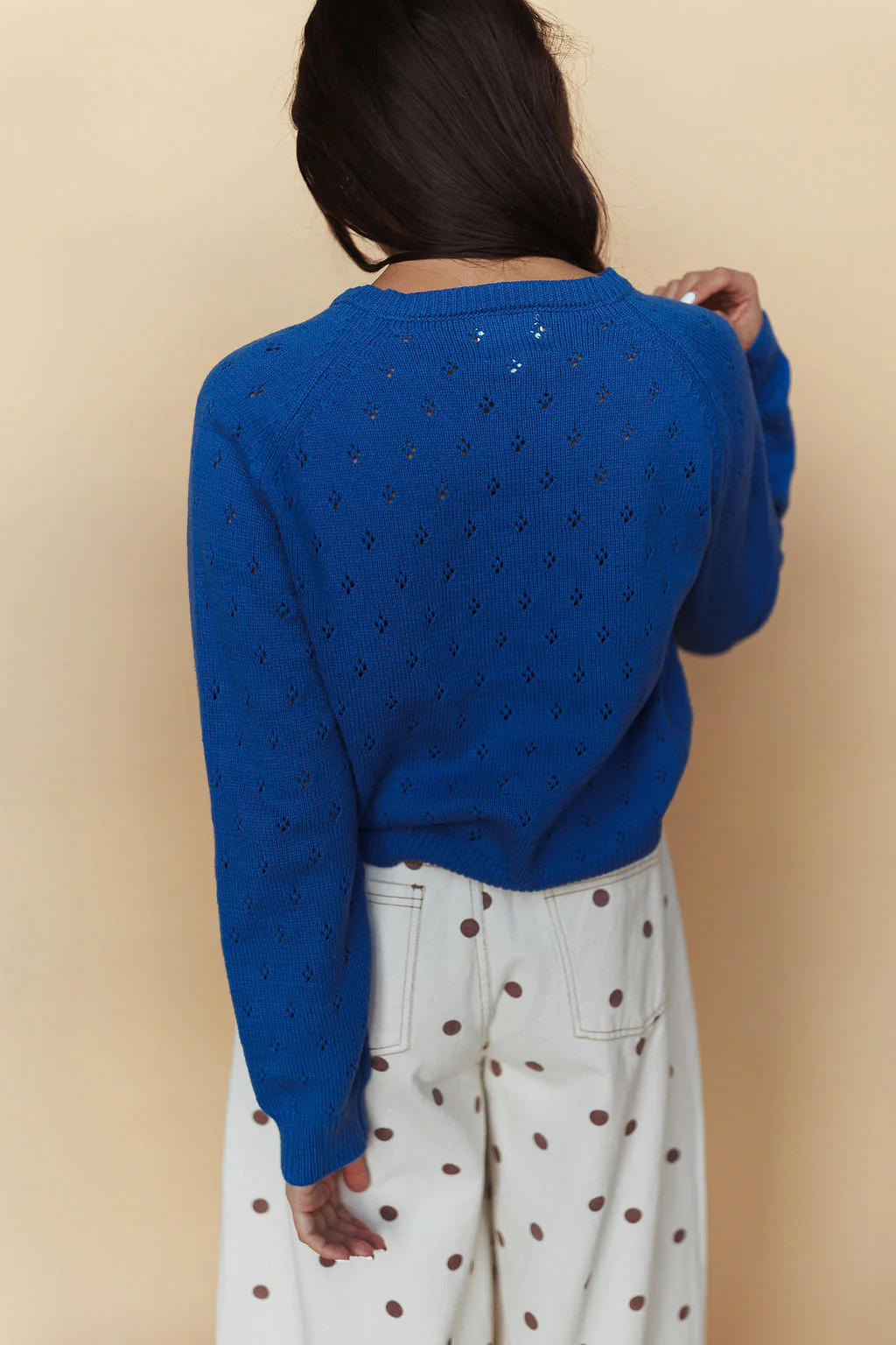 Jules Cardigan in Royal Blue - Image 4