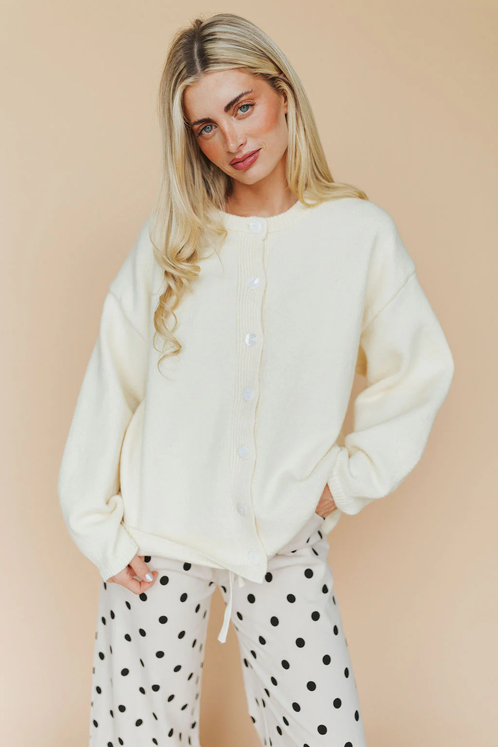 Julia Cardigan in Butter Yellow - Image 3