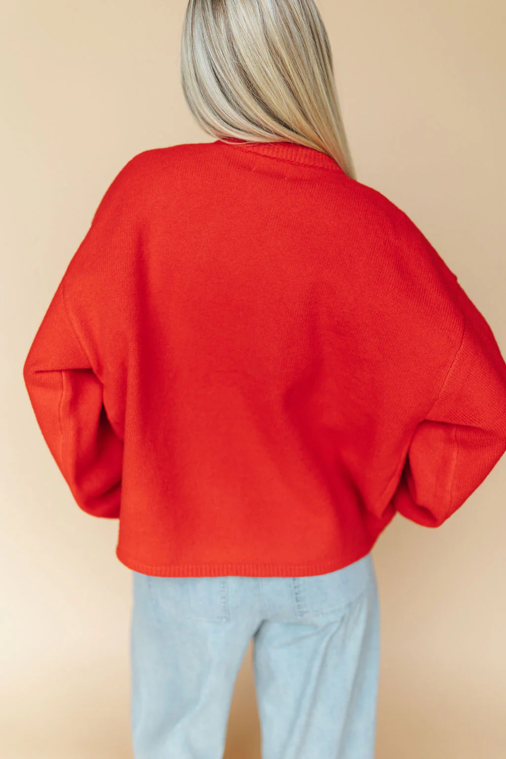 Julia Cardigan in Red - Image 3