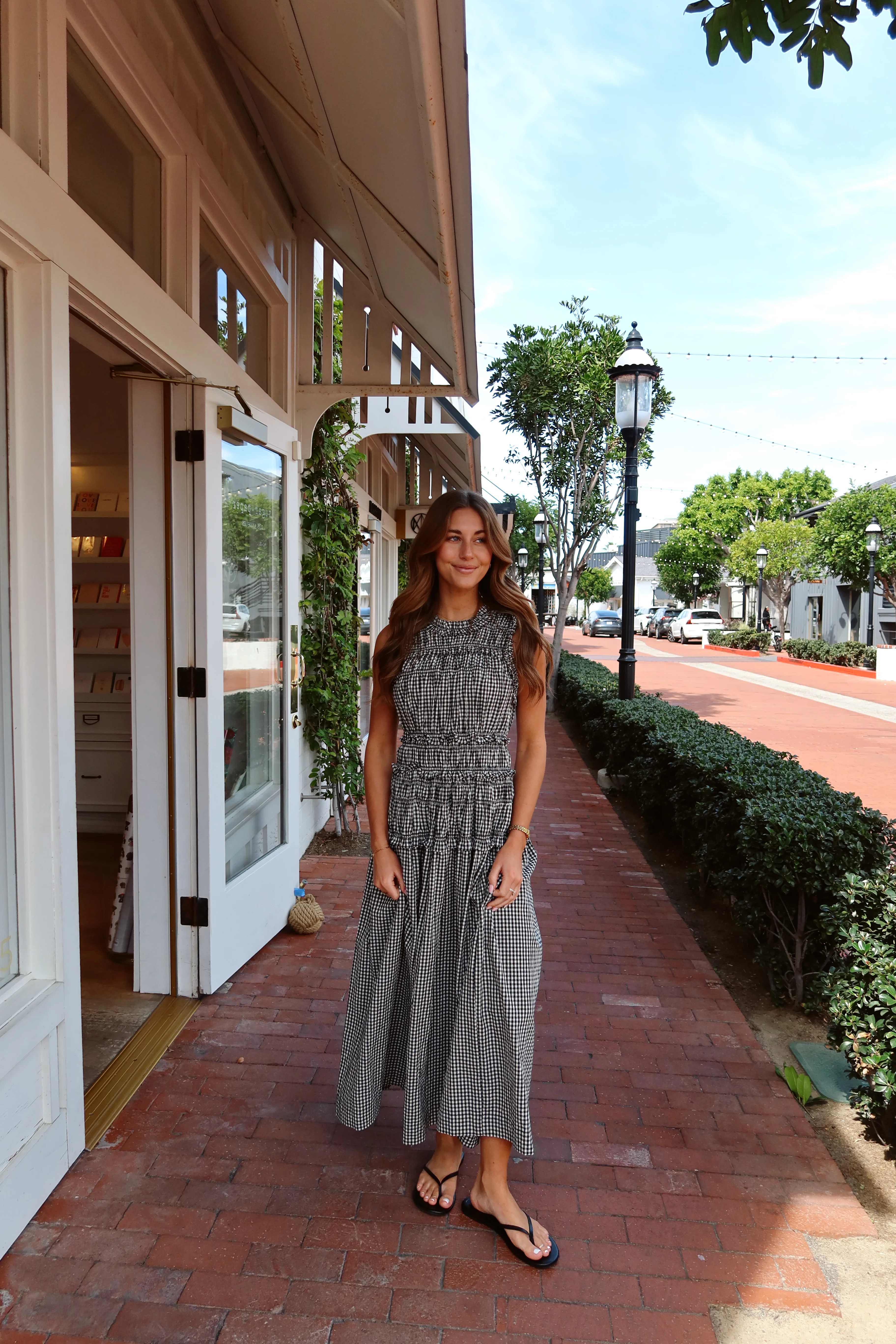June Gingham Maxi - Image 2