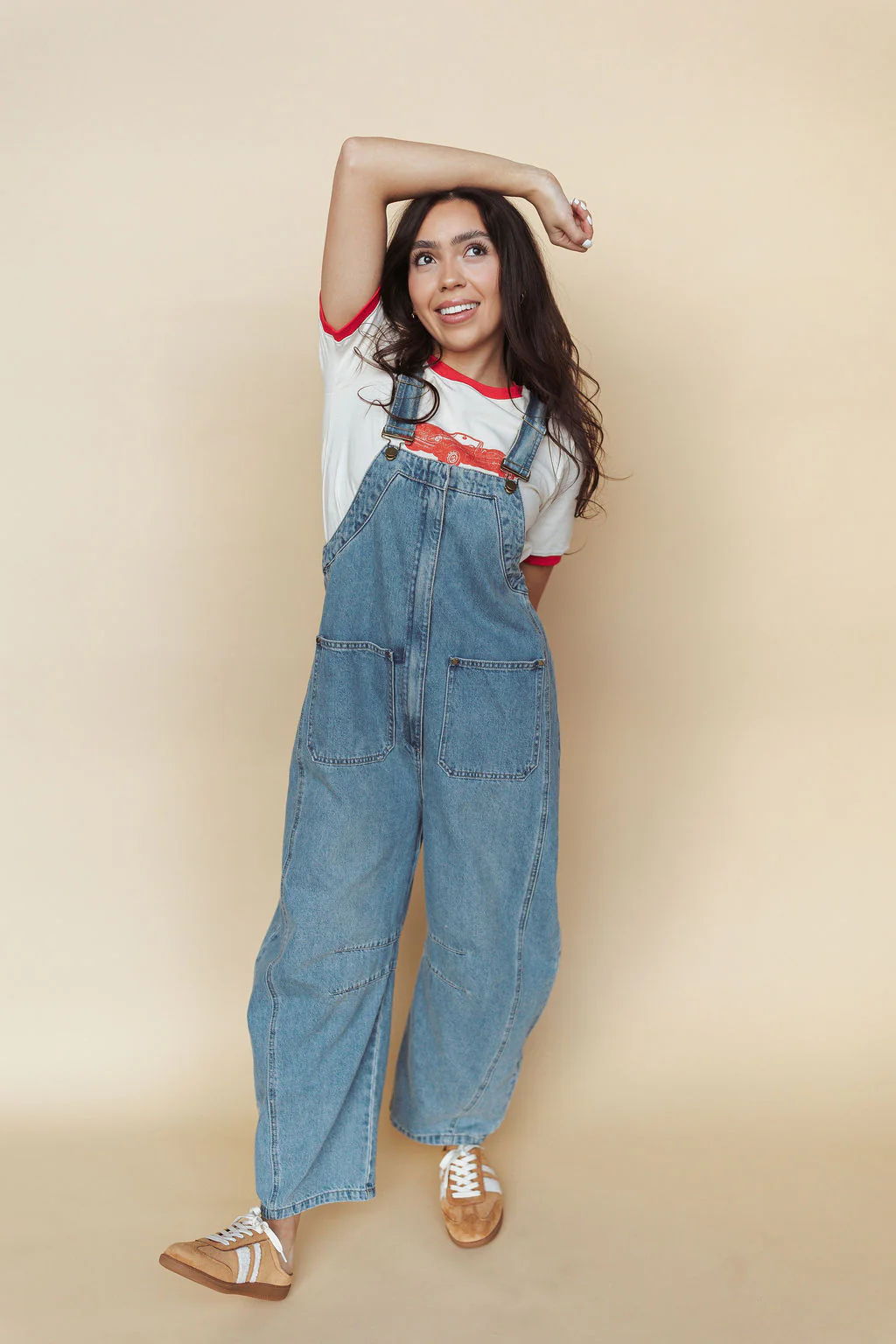 Junie Zip Front Denim Overalls - Image 5