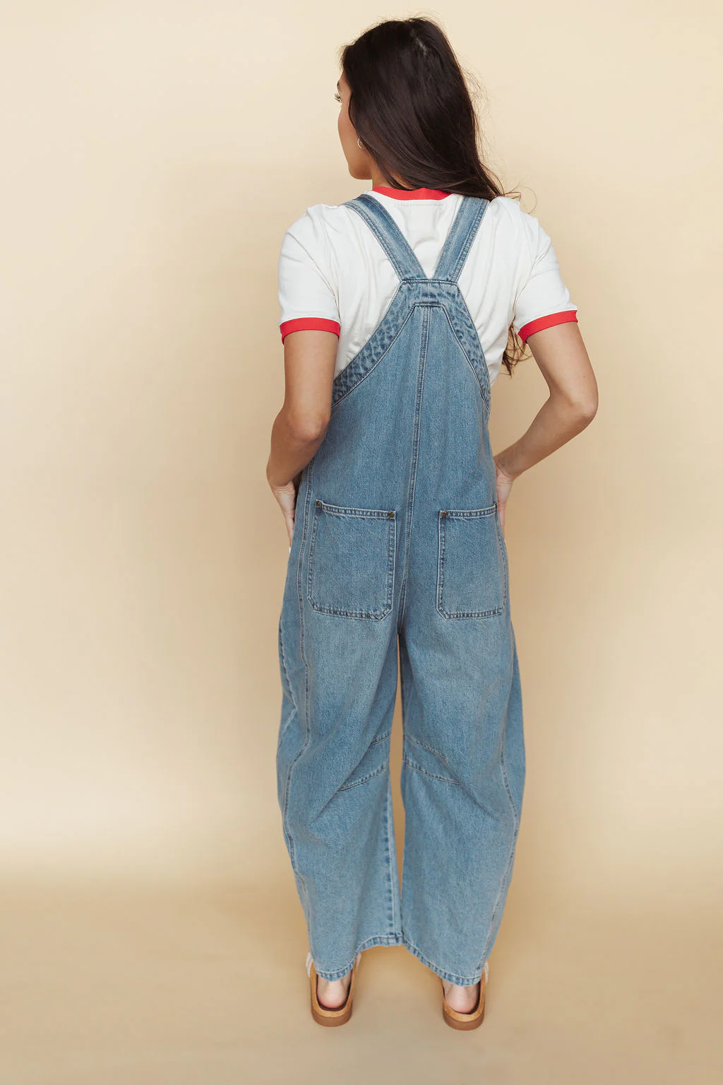 Junie Zip Front Denim Overalls - Image 9
