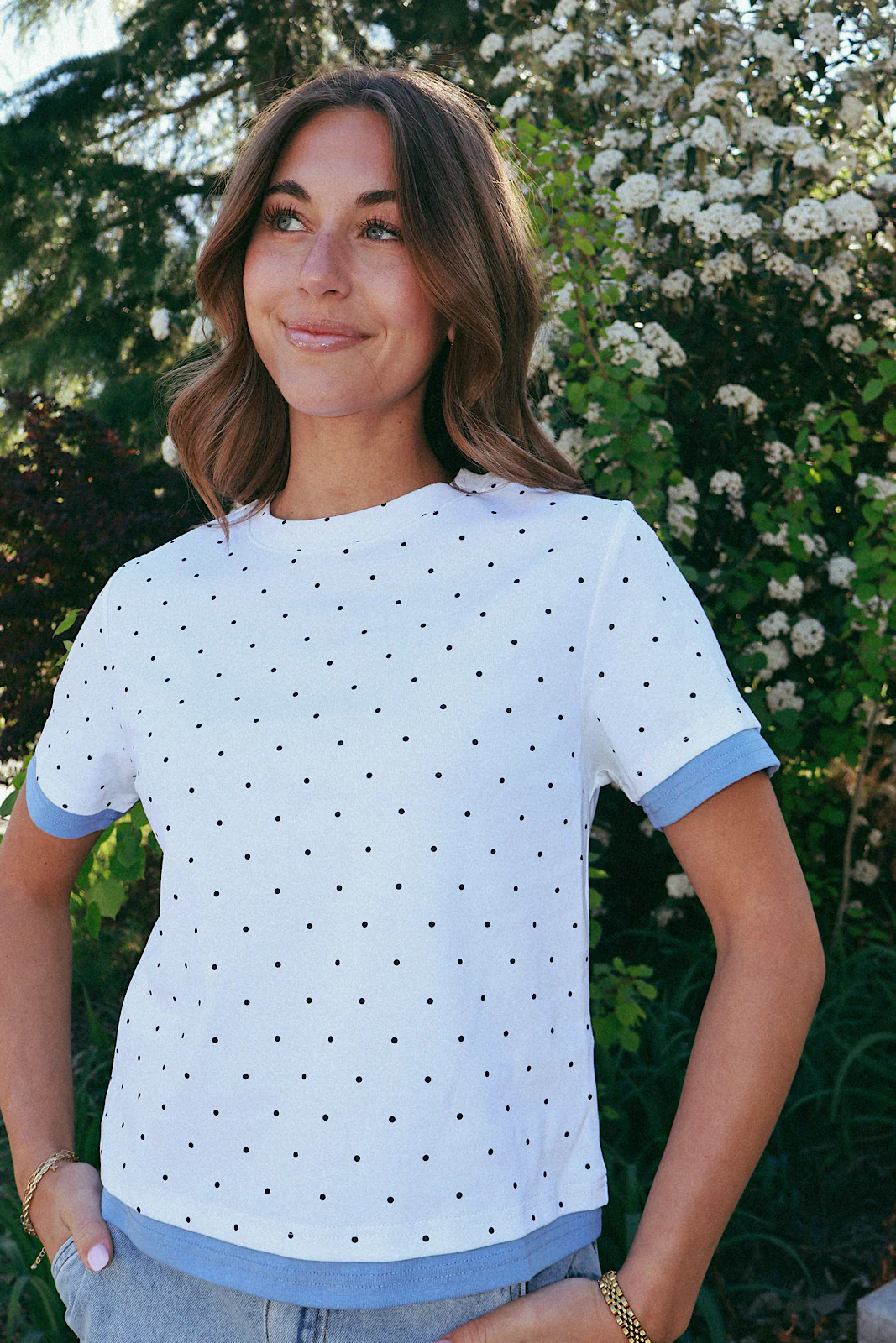 Kiki Polka Dot Tee - Image 2