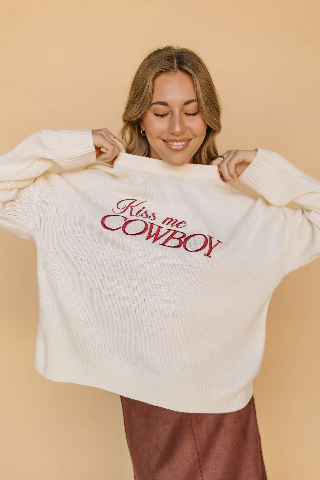 Kiss Me Cowboy Sweater - Image 5