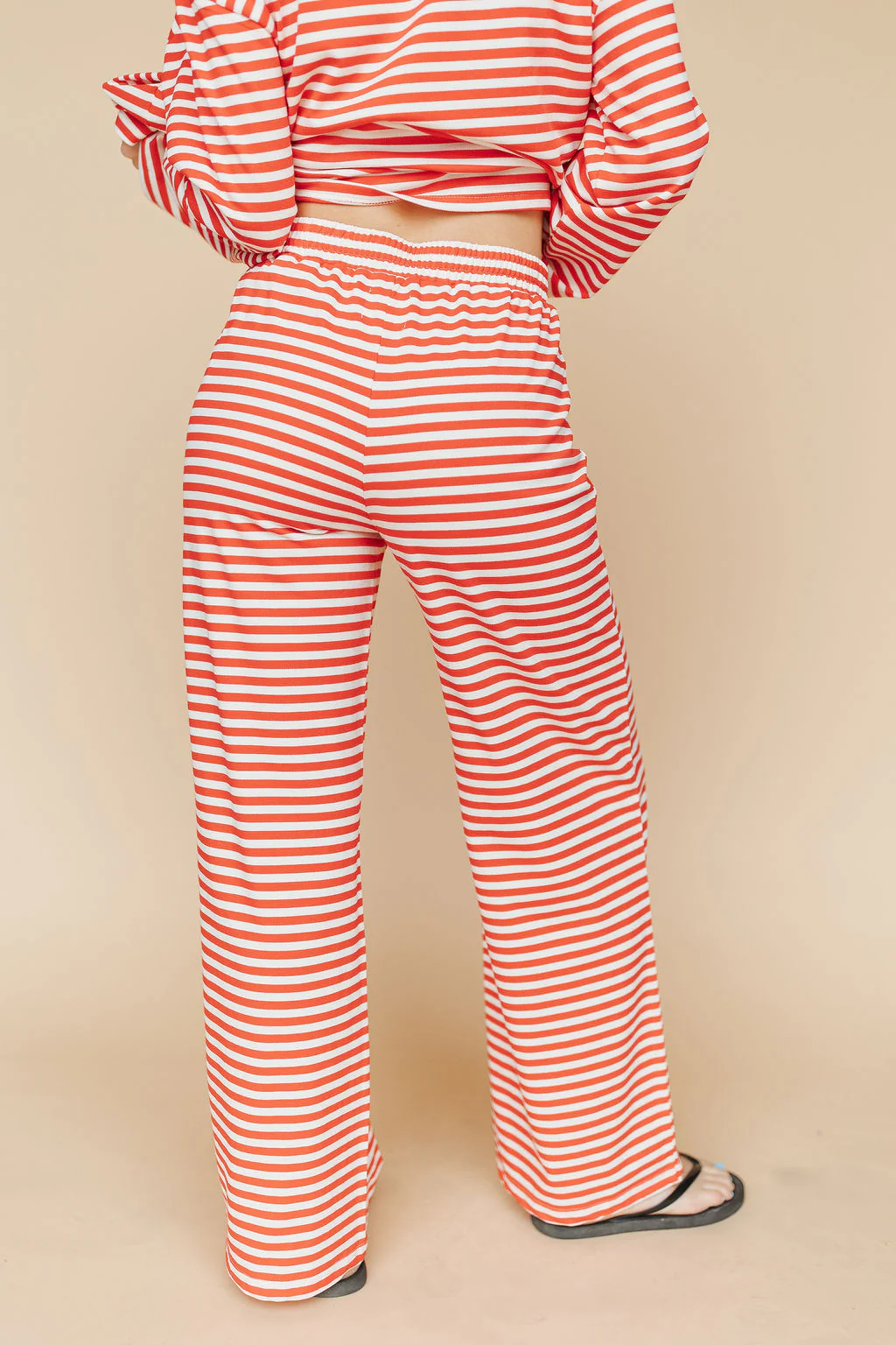 Lauren Stripe Pants in Red - Image 7