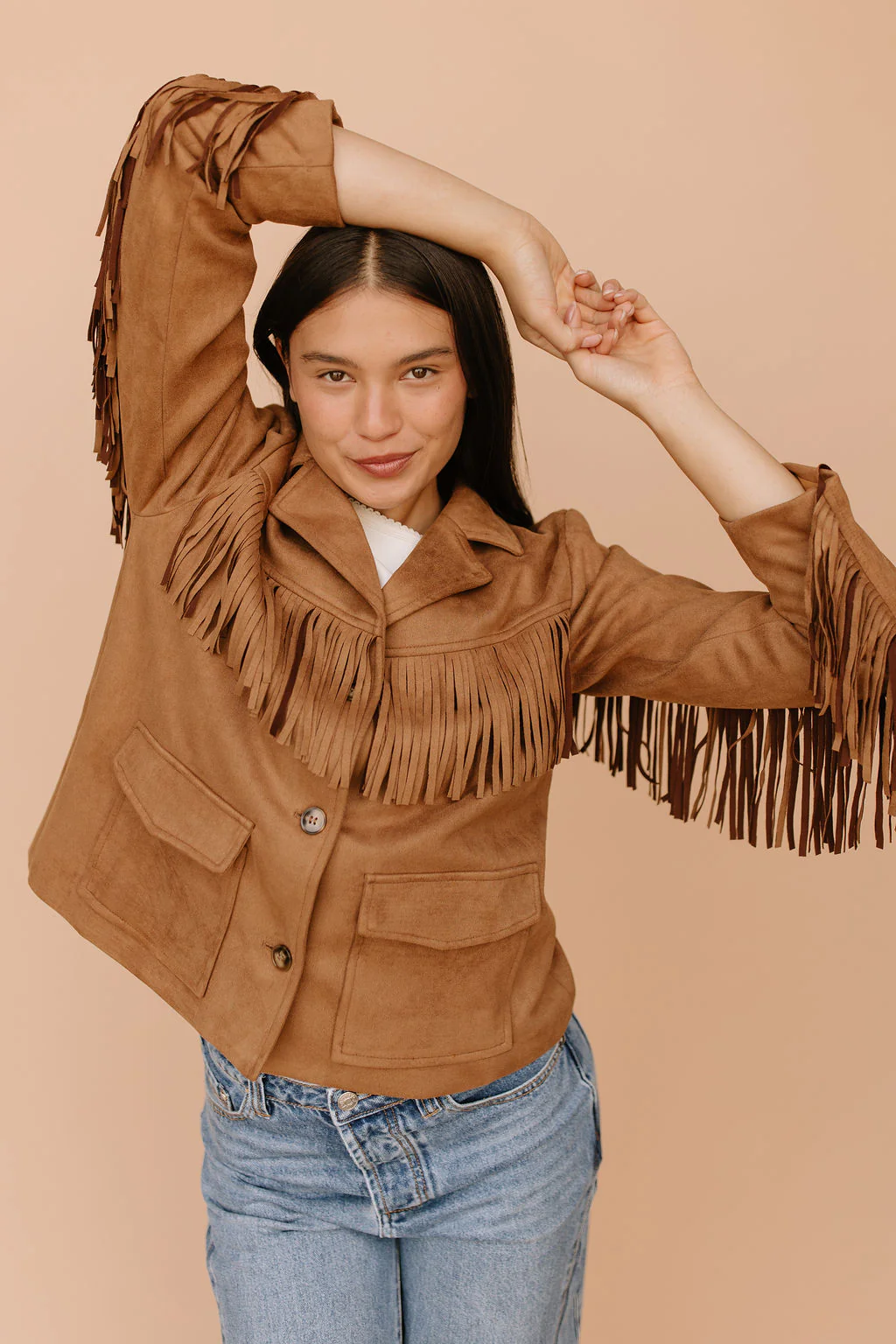 FINAL SALE - Lennon Suede Jacket - Image 2